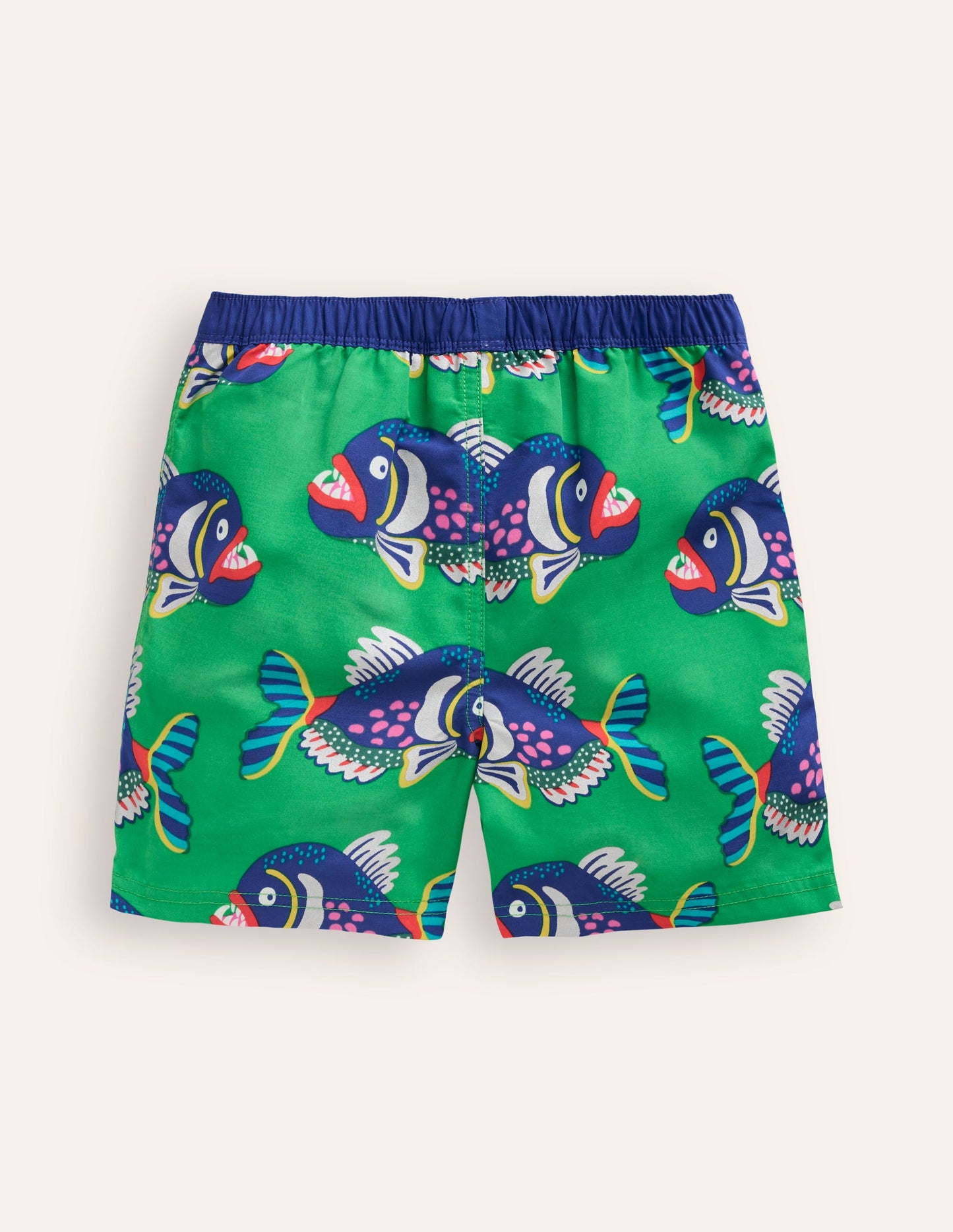 Badeshorts-Blassgrün Piranhas