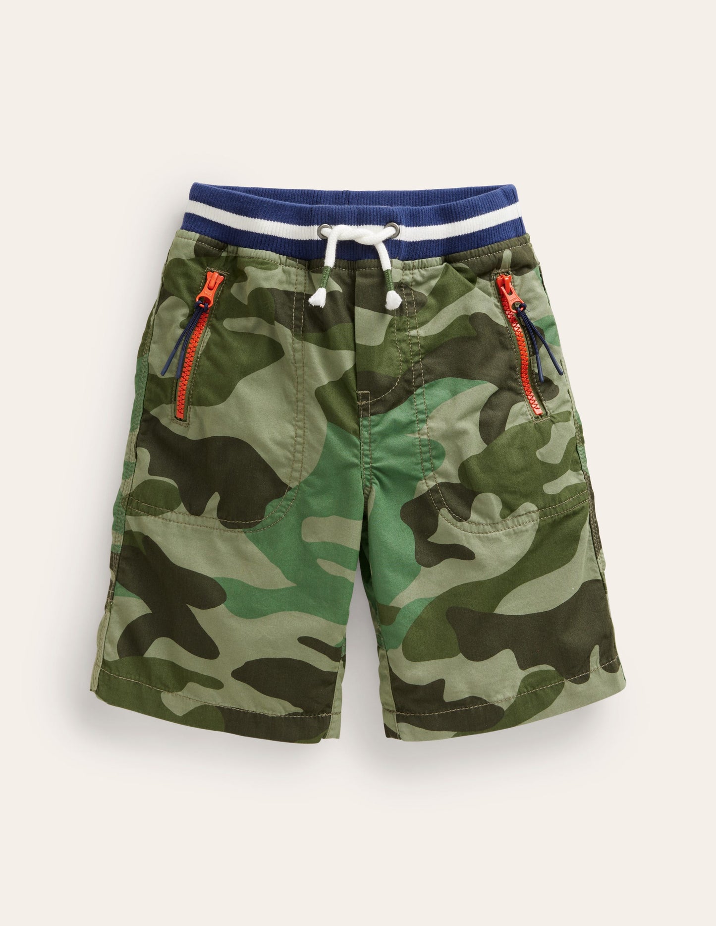 Short d'aventurier-Camouflage vert ton sur ton