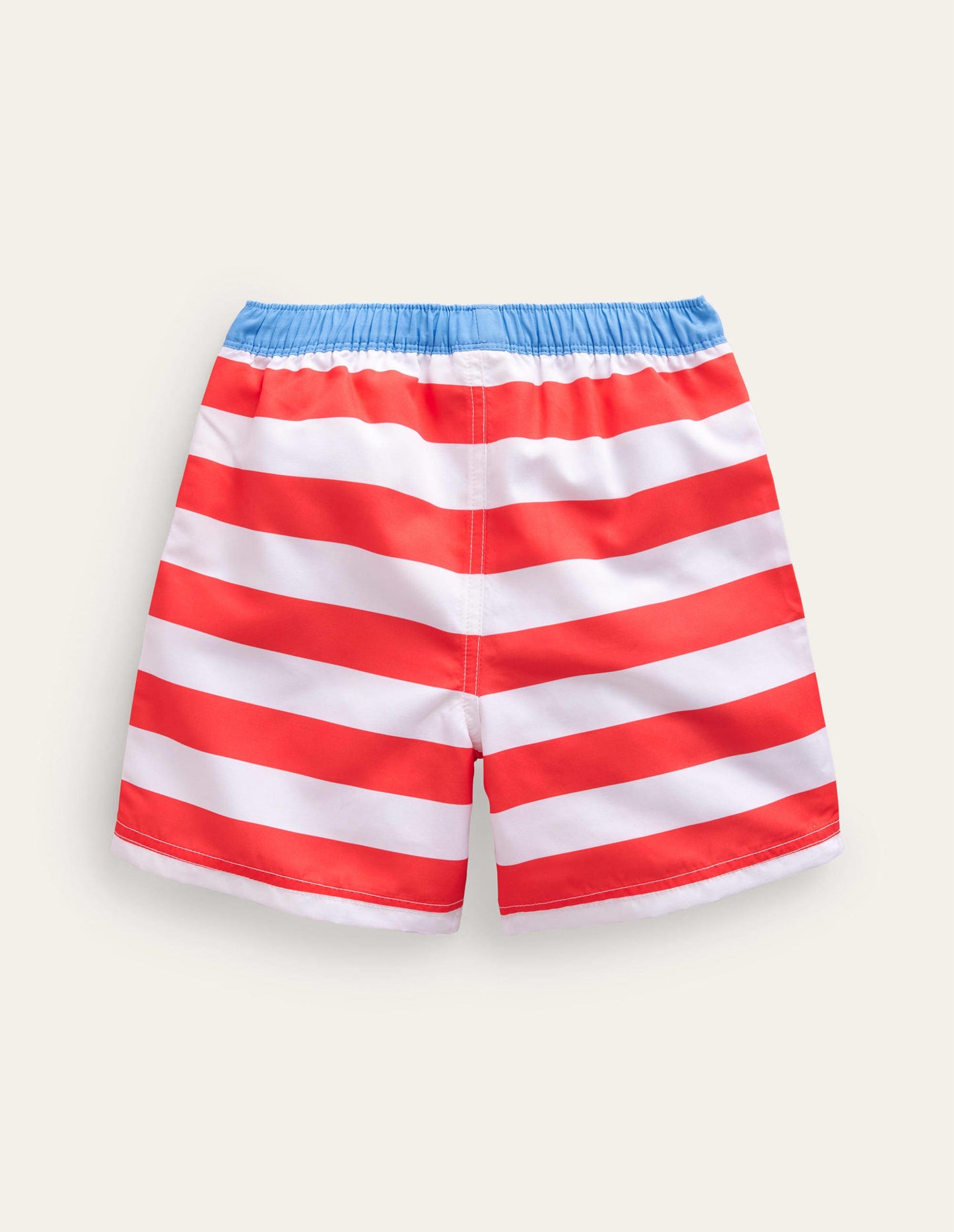 Badeshorts-Rot und Weiß Krabbe