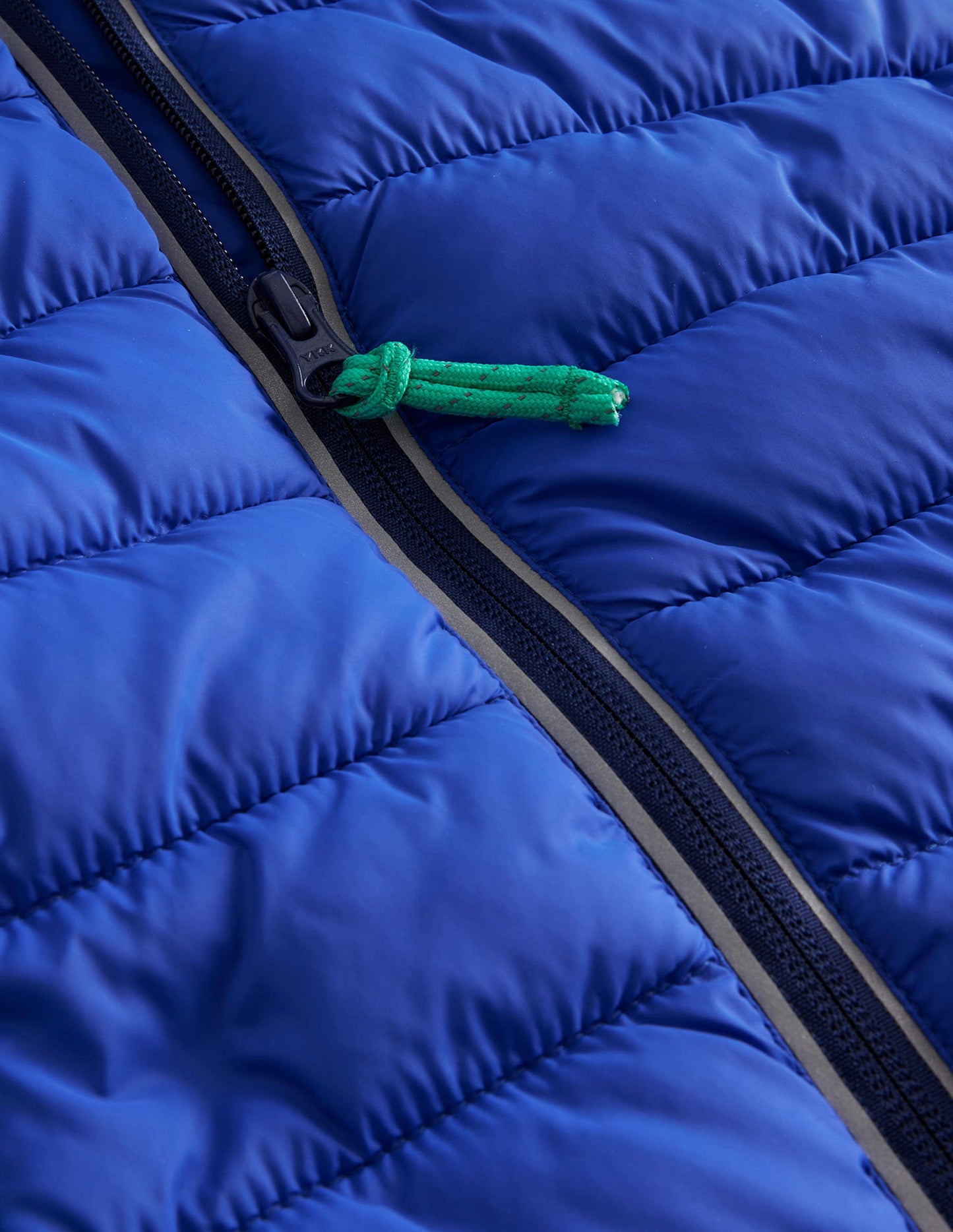 Doudoune repliable-Bleu héron/vert jade