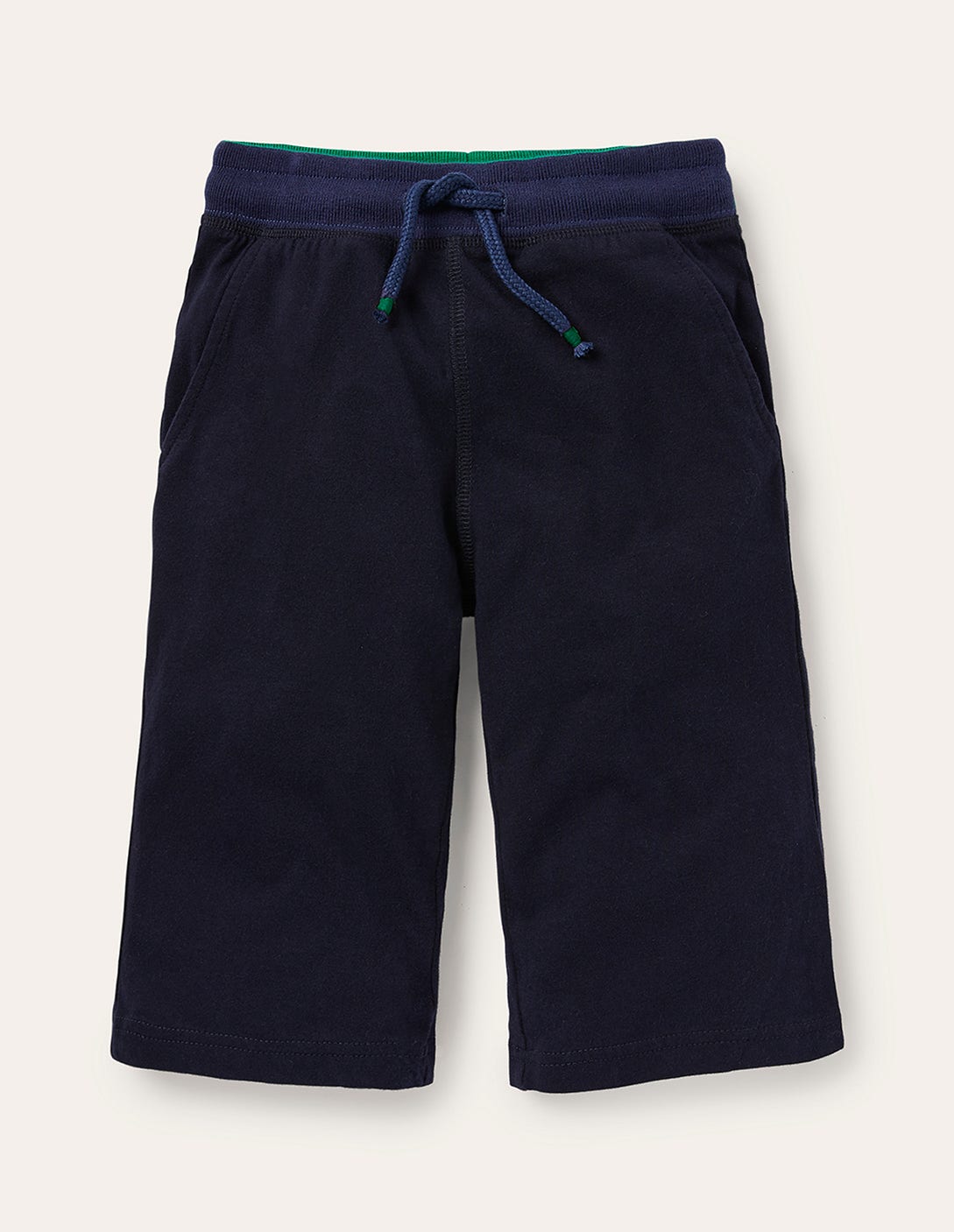 Baggyshorts aus Jersey-Anemone