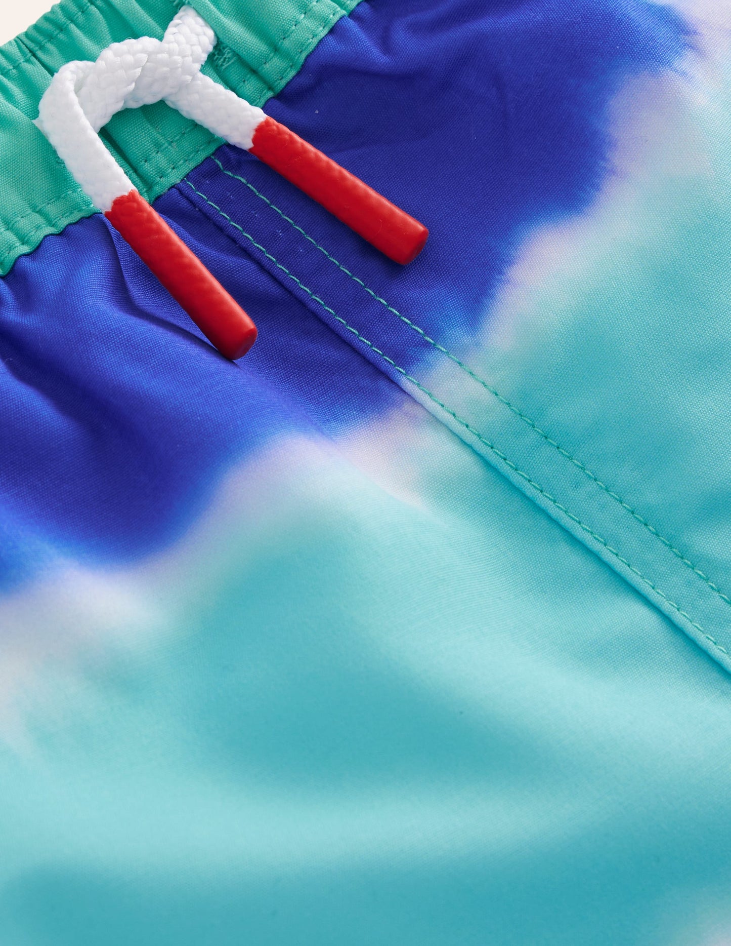 Badeshorts-Blau Batikmuster