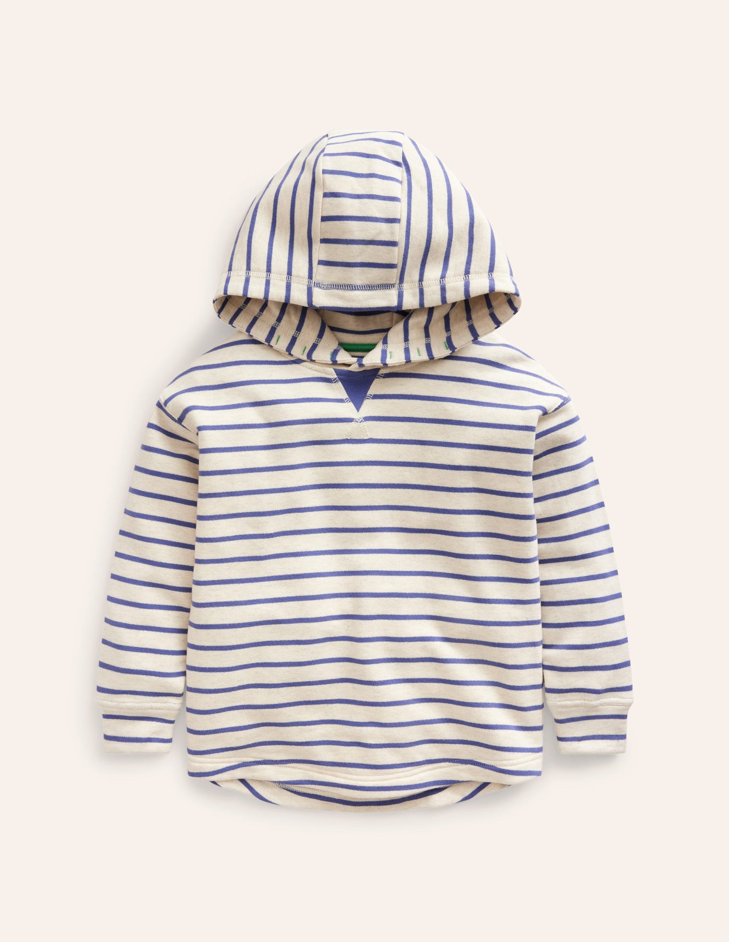 Cosy Relaxed Hoodie-Oatmeal Marl/ Soft Starbaord