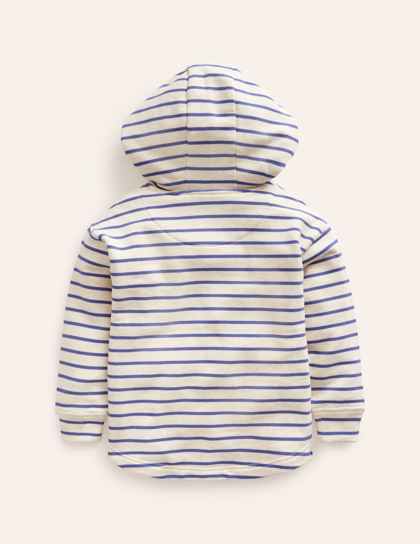 Cosy Relaxed Hoodie-Oatmeal Marl/ Soft Starbaord