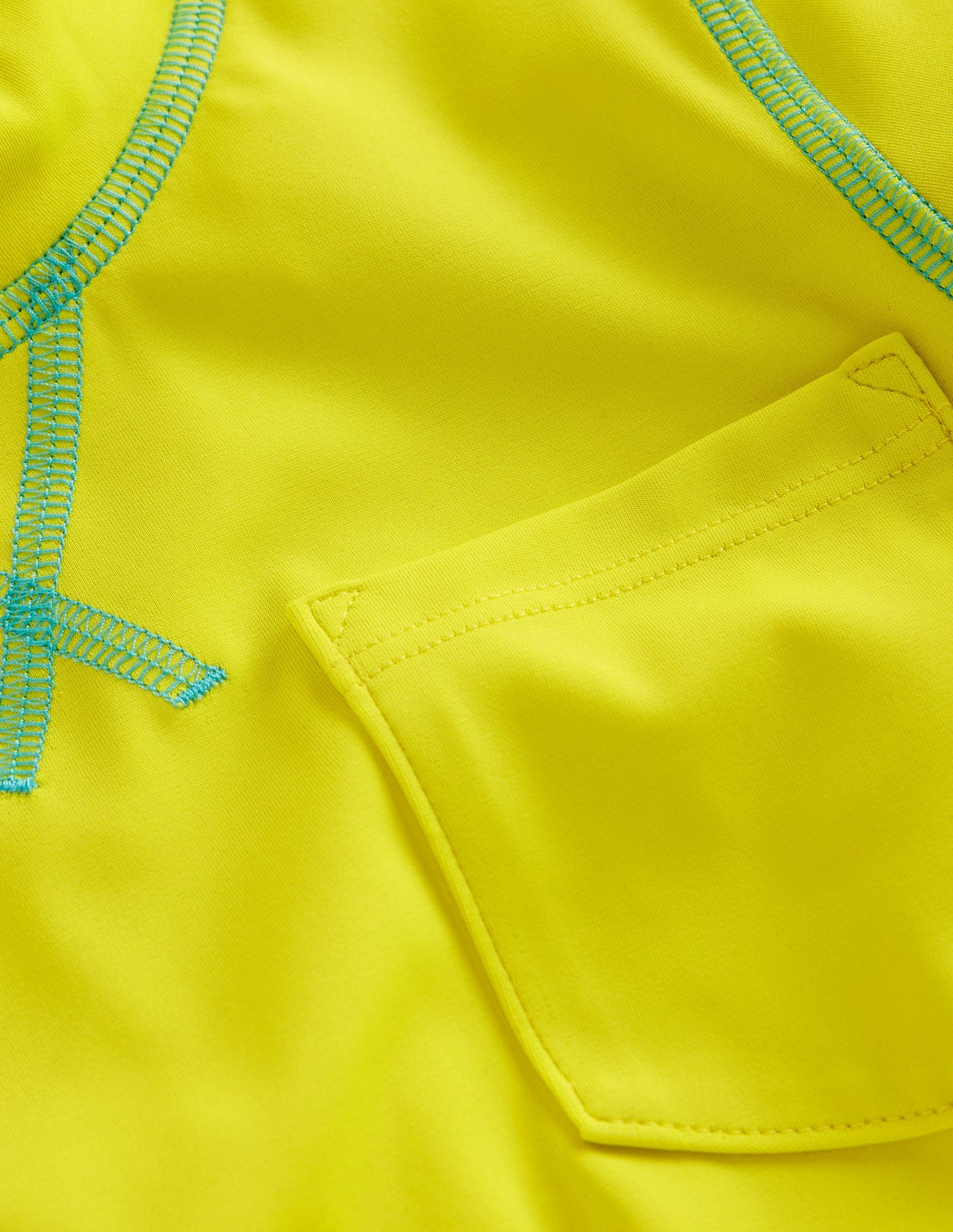 Kurzärmliges Badeshirt-Zitrus