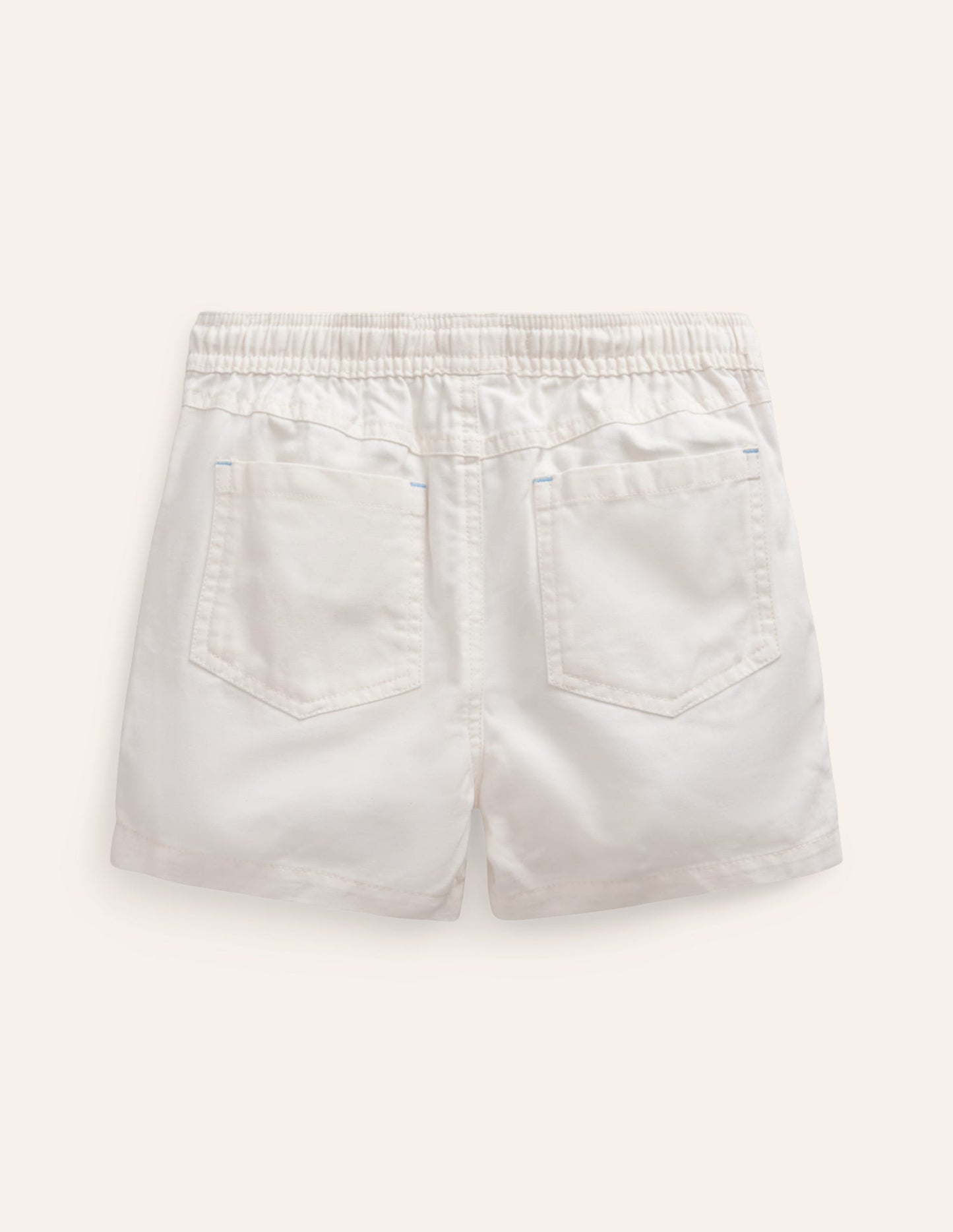 Short à enfiler-Blanc