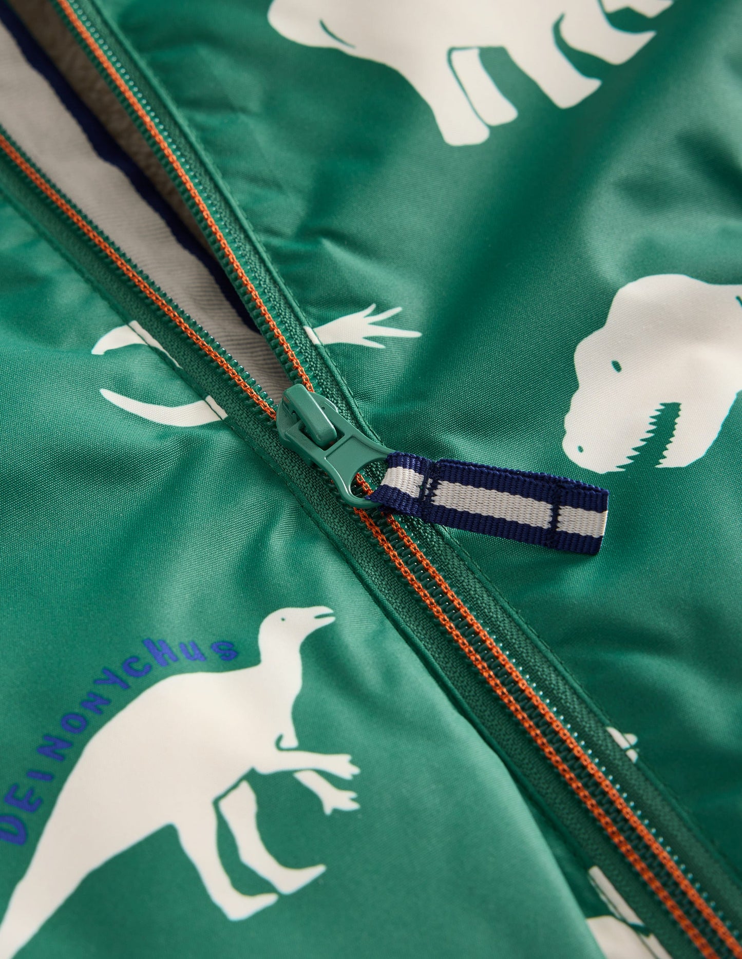 Anorak mit Sherpa-Futter-Fichtengrün Dino