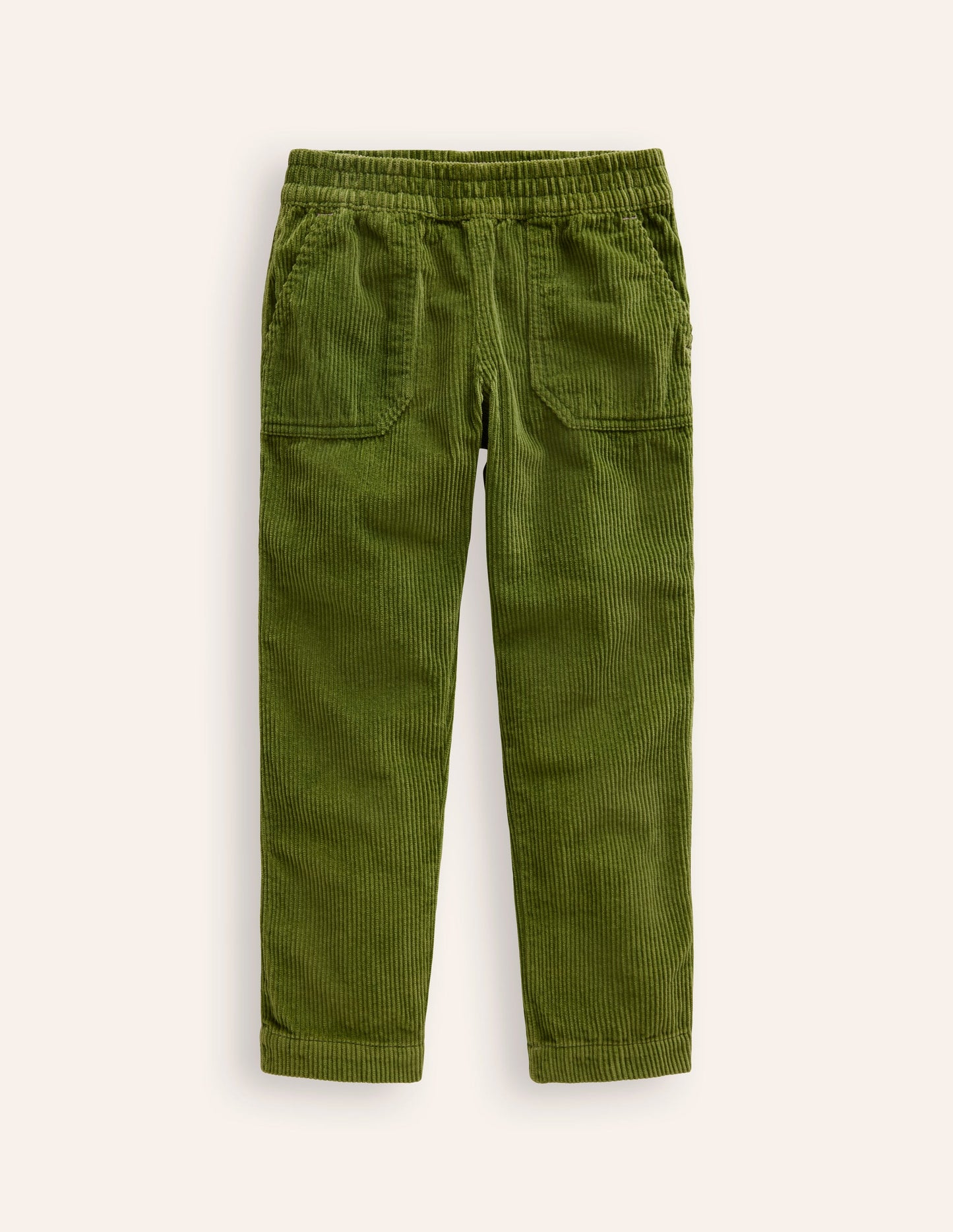 Cordhose zum Hineinschlüpfen-Blattgrün