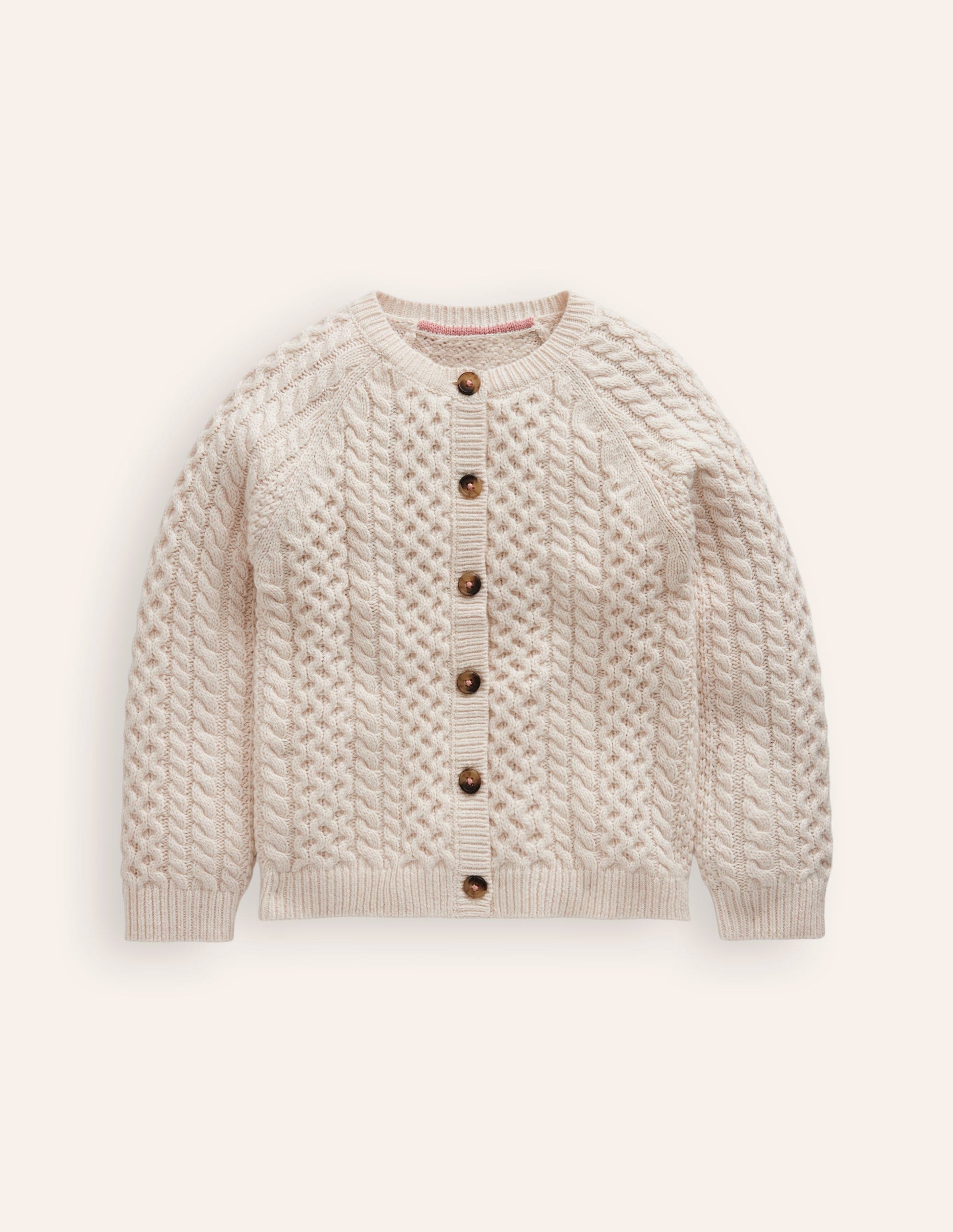 Cable Cardigan-Ecru-2