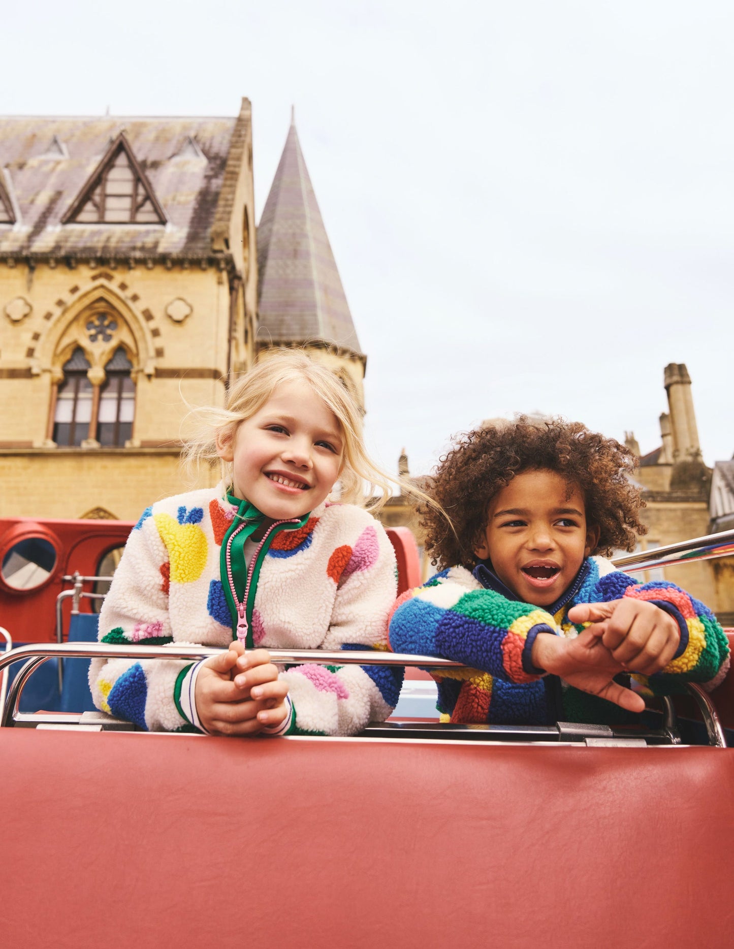 Veste zippée Eden en borg-Grandes pommes multi