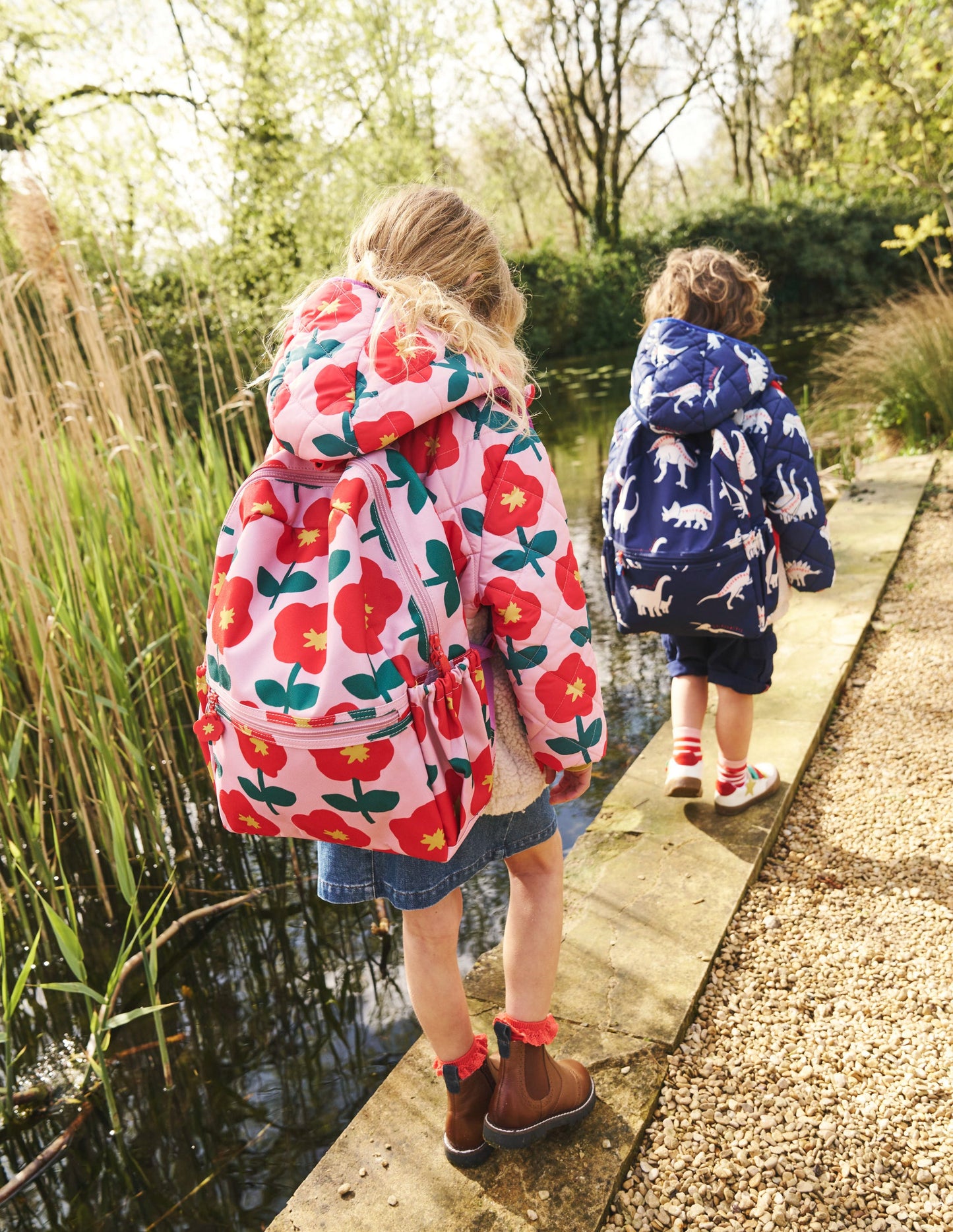 Veste Annabelle en borg mélangé-Fleur découpée rose vintage
