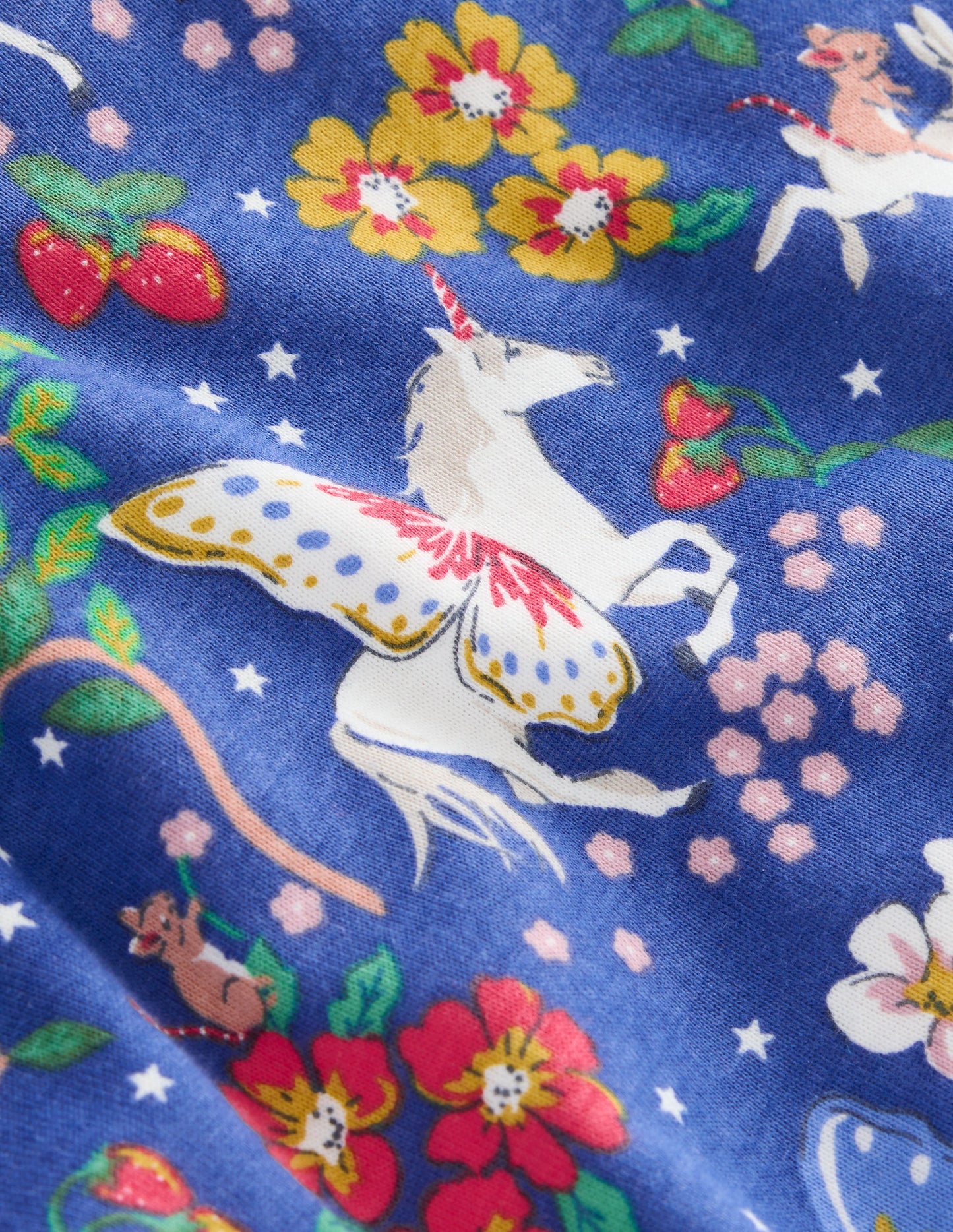 Pyjama phosphorescent douillet-Licorne geai bleu