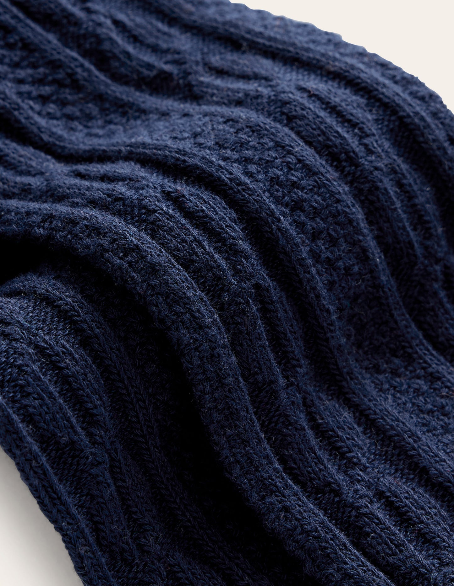 Fußlose Strumpfhose mit Zopfmuster-Anemone