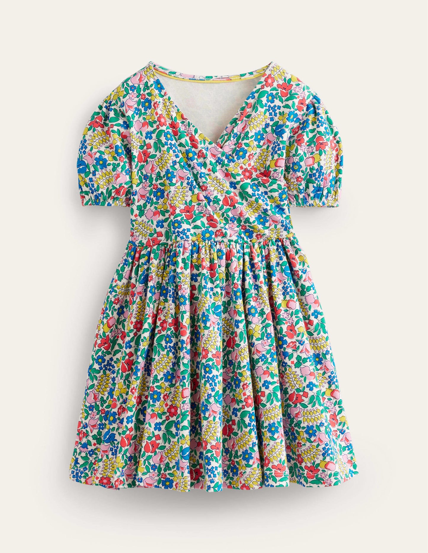Robe de ballerine tournoyante-Bunt Blumenbeet