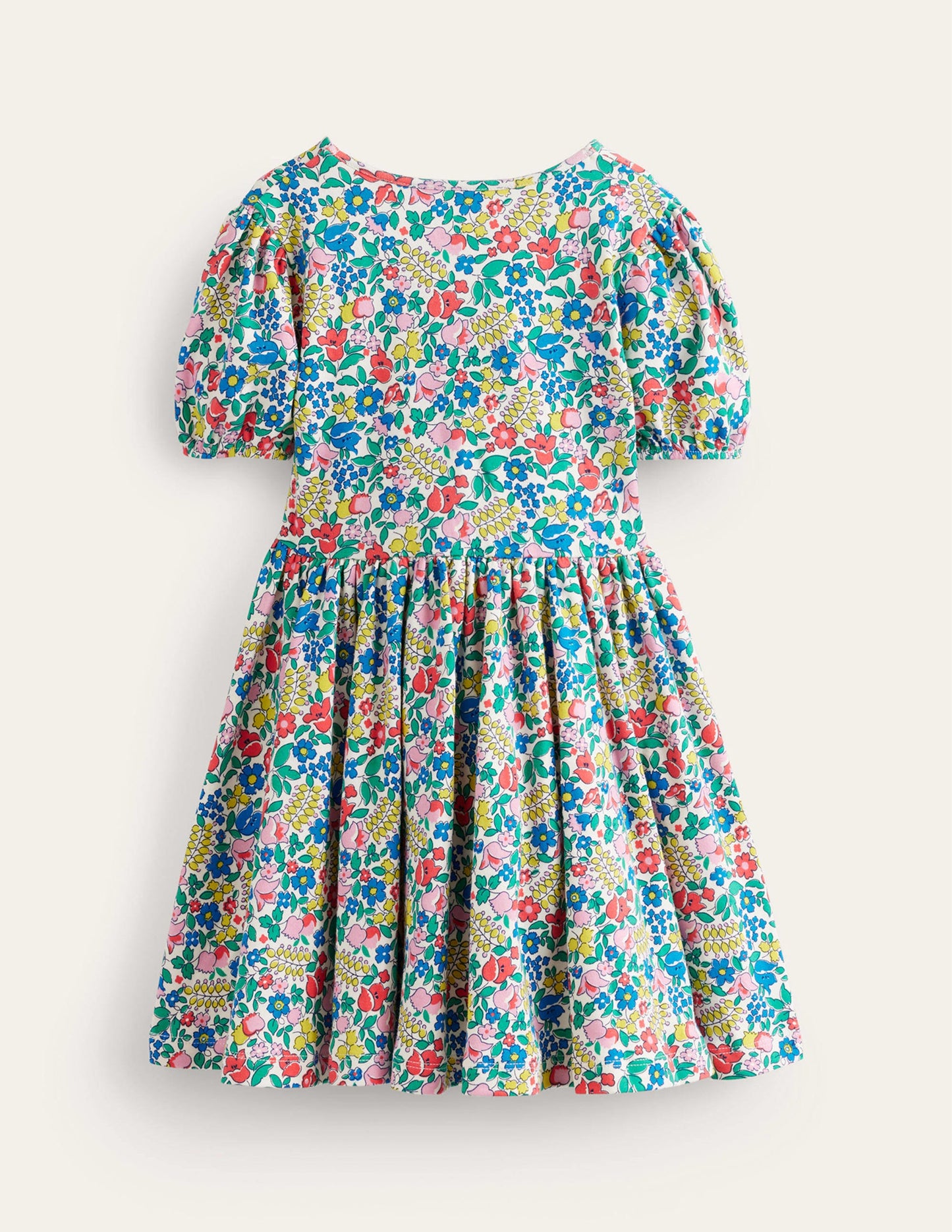 Robe de ballerine tournoyante-Bunt Blumenbeet