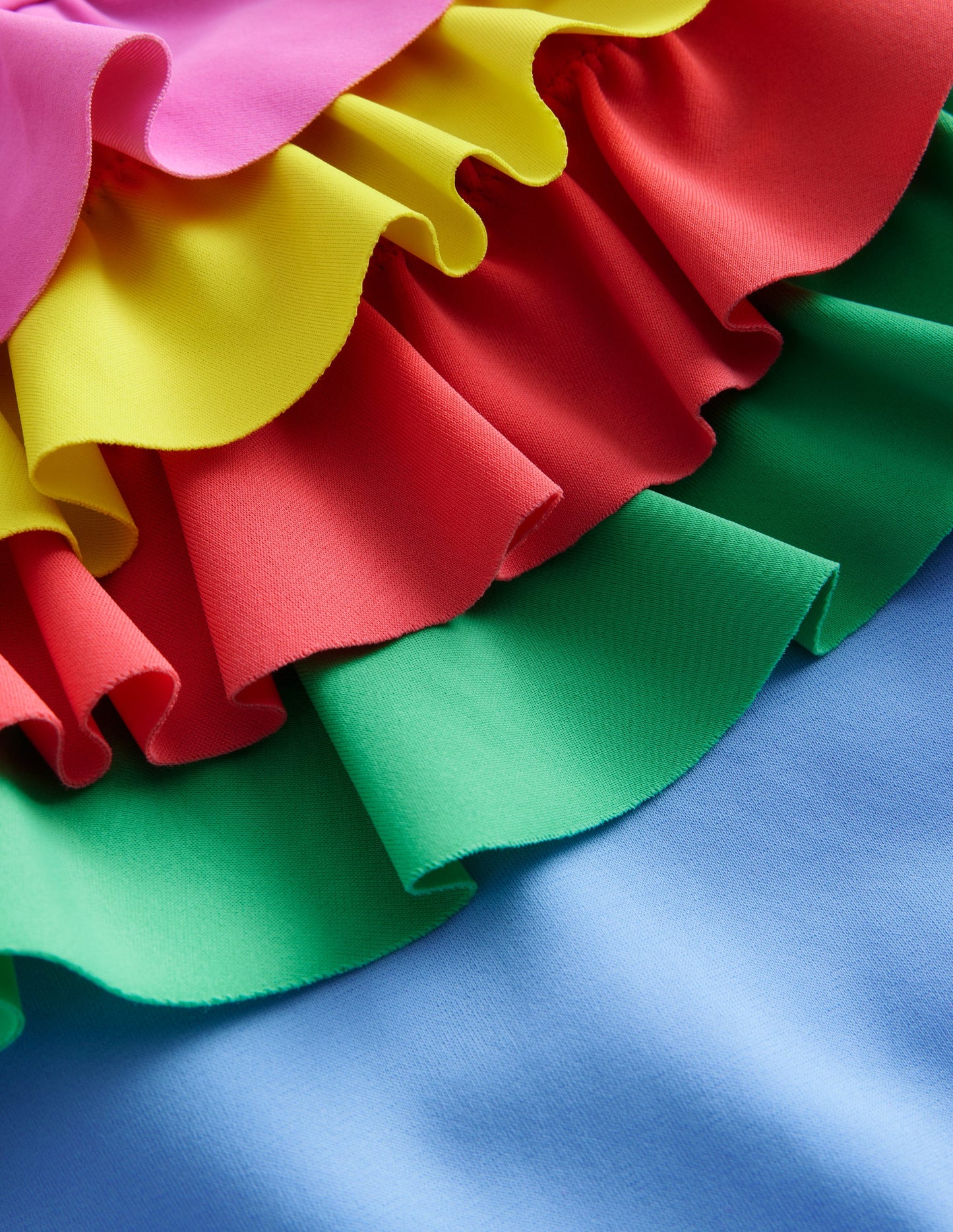 Bunter Badeanzug mit einem Träger-Surf Blau