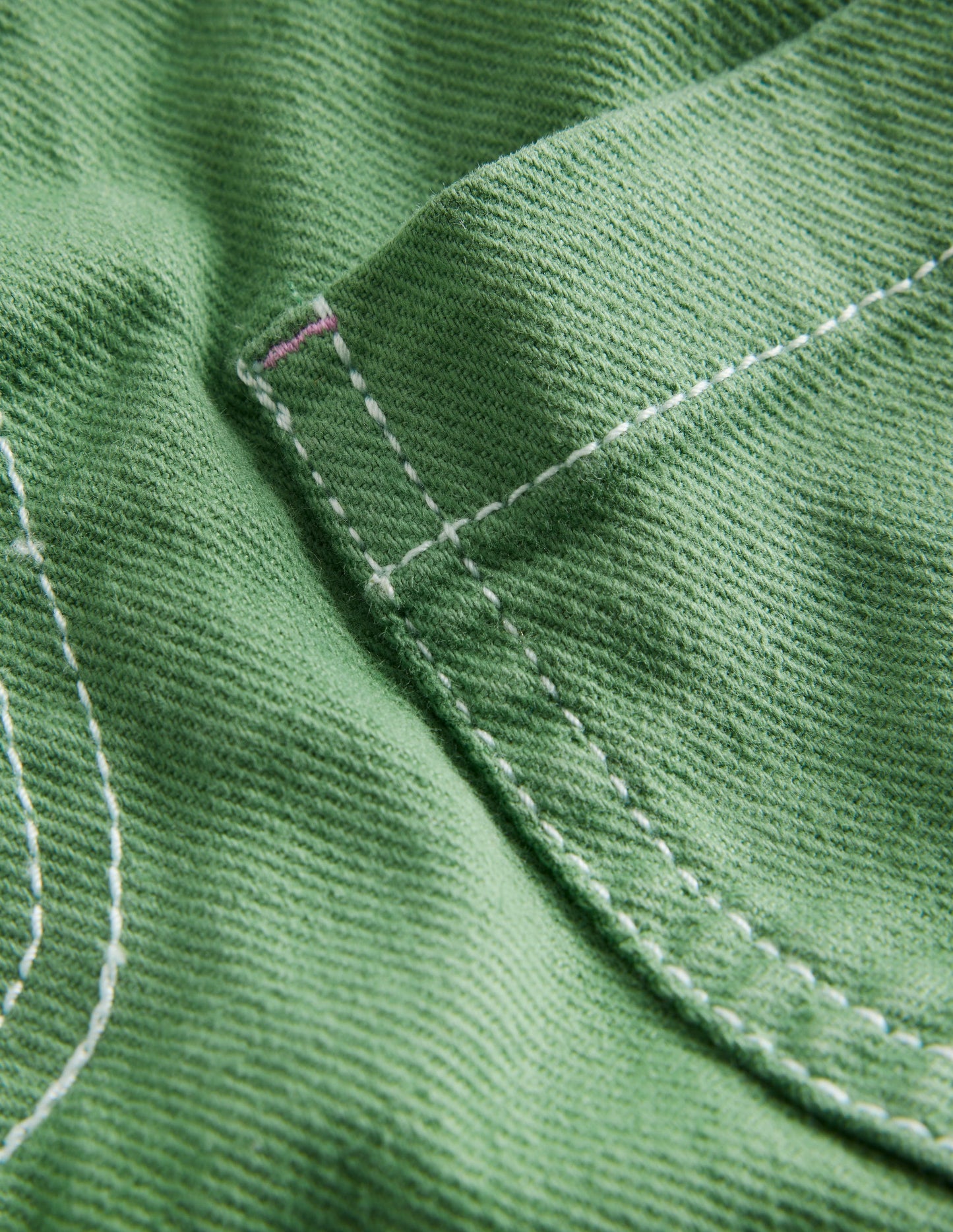 Shorts mit hohem Bund-Kleeblattgrün