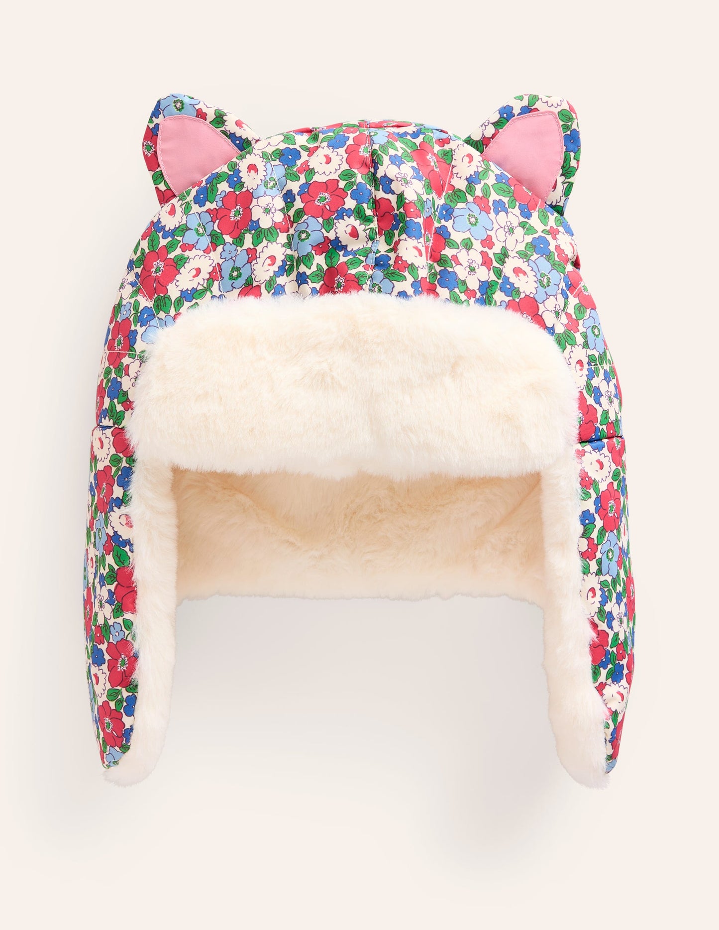 Trapper Hat-Glacier Blue Floral