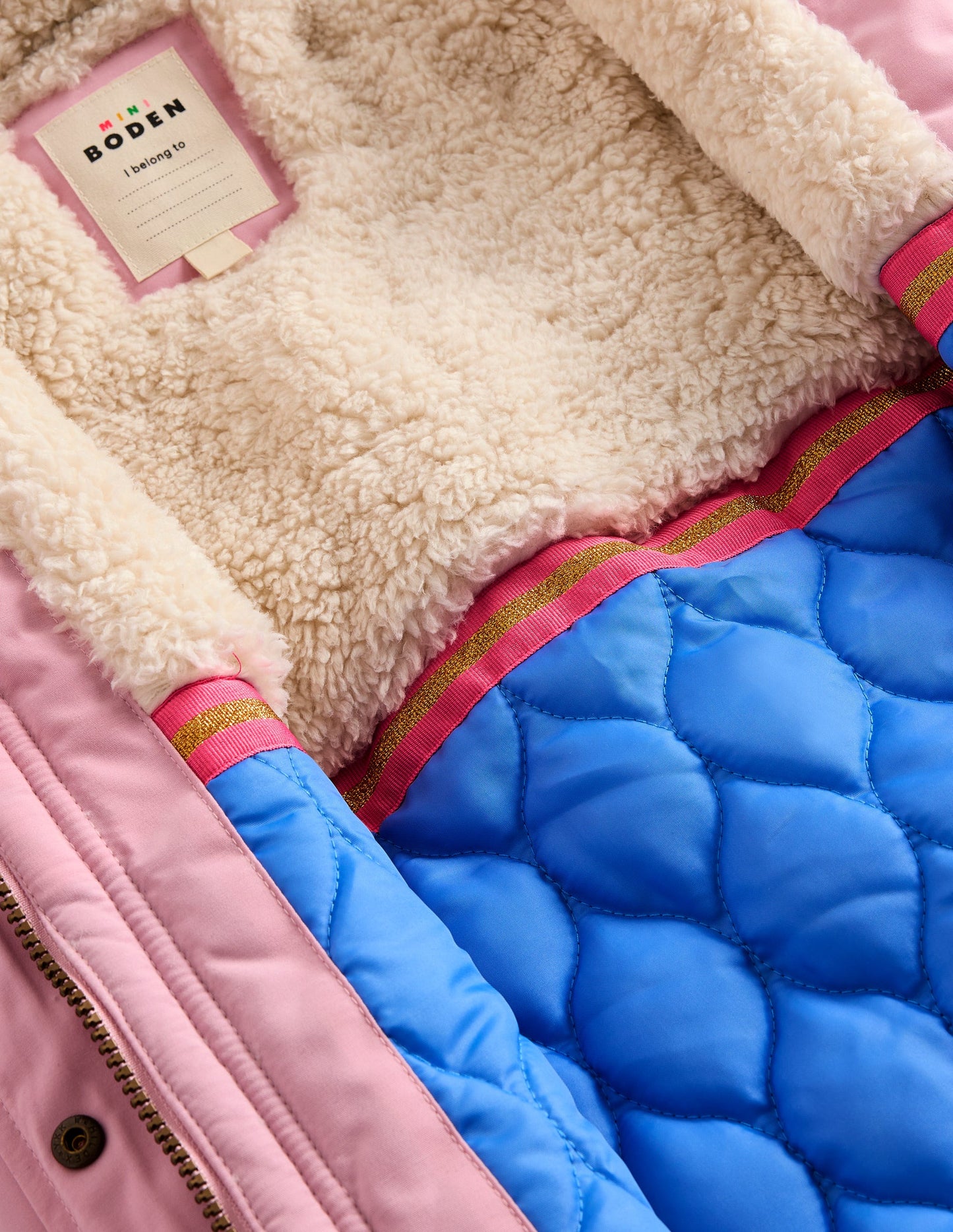Authentischer wasserdichter Parka-Almond Sparkle