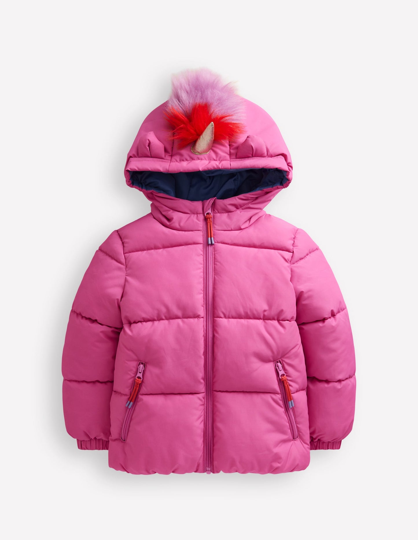 Origineller wattierter Mantel-Rosa, Einhorn