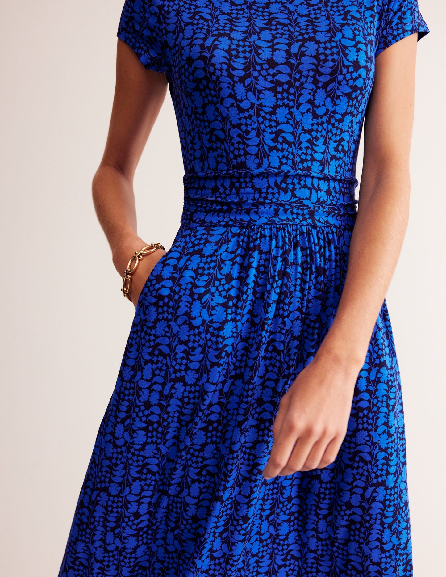 Amelie Jersey-Midikleid-Eisvogelblau, Wiesenrebe