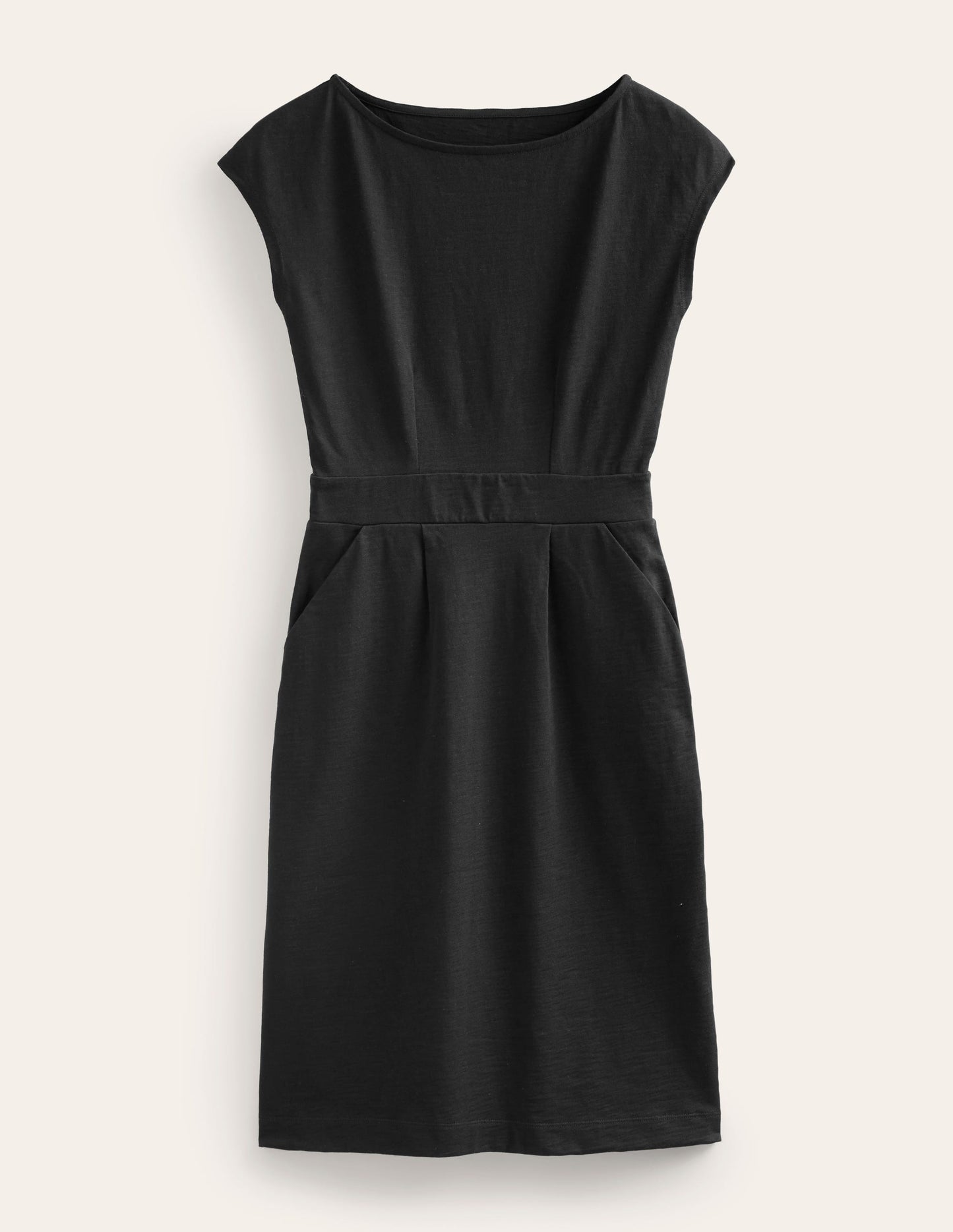 Robe Florrie en jersey-Noir