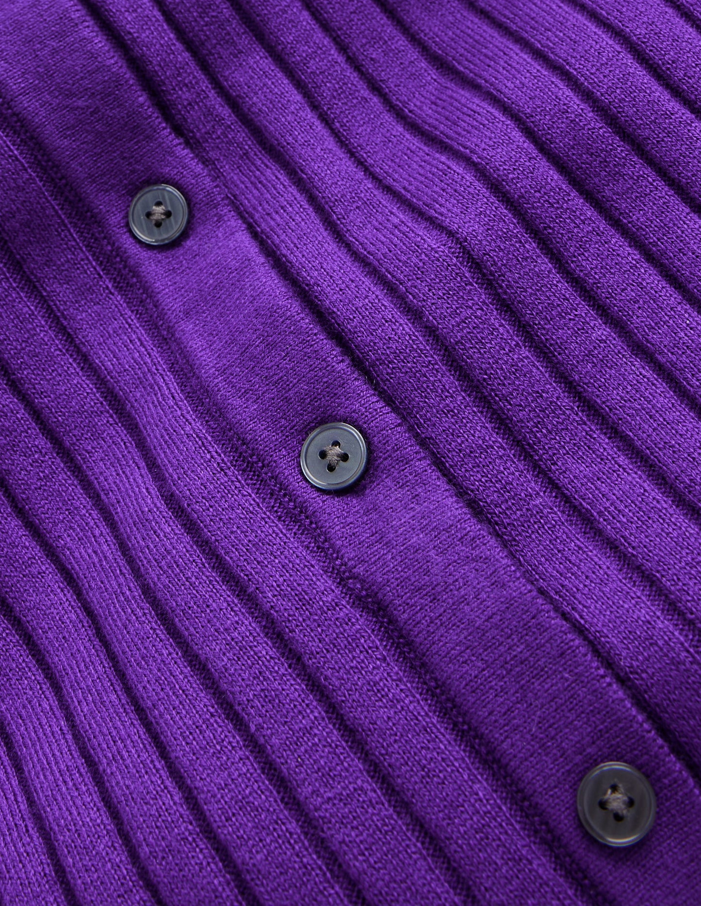 Rachel Gestrickes Hemdblusenkleid-Amethyst