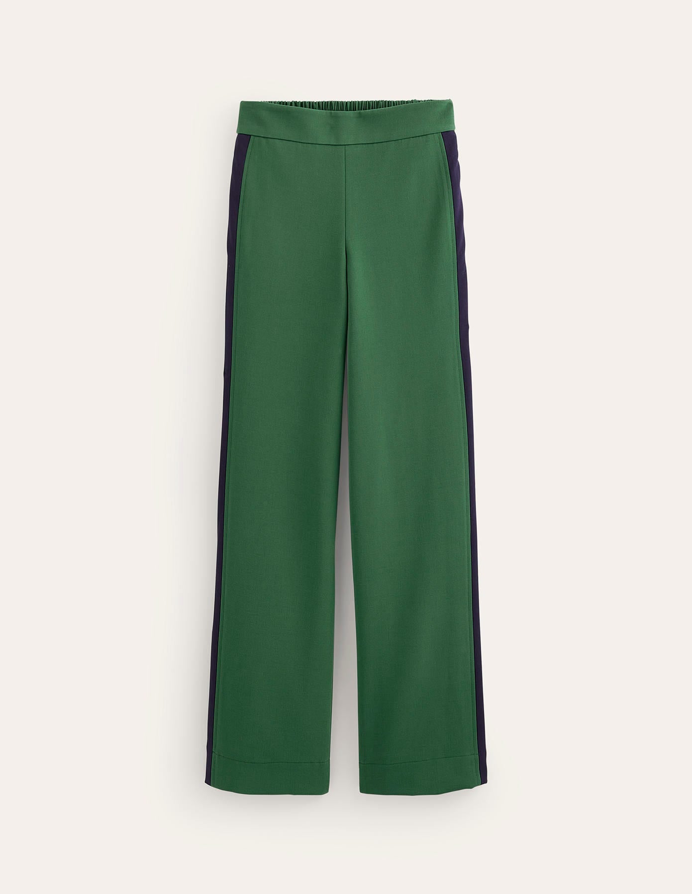 Pantalon rayé sur les côtés à enfiler-Pin avec rayure bleu marine