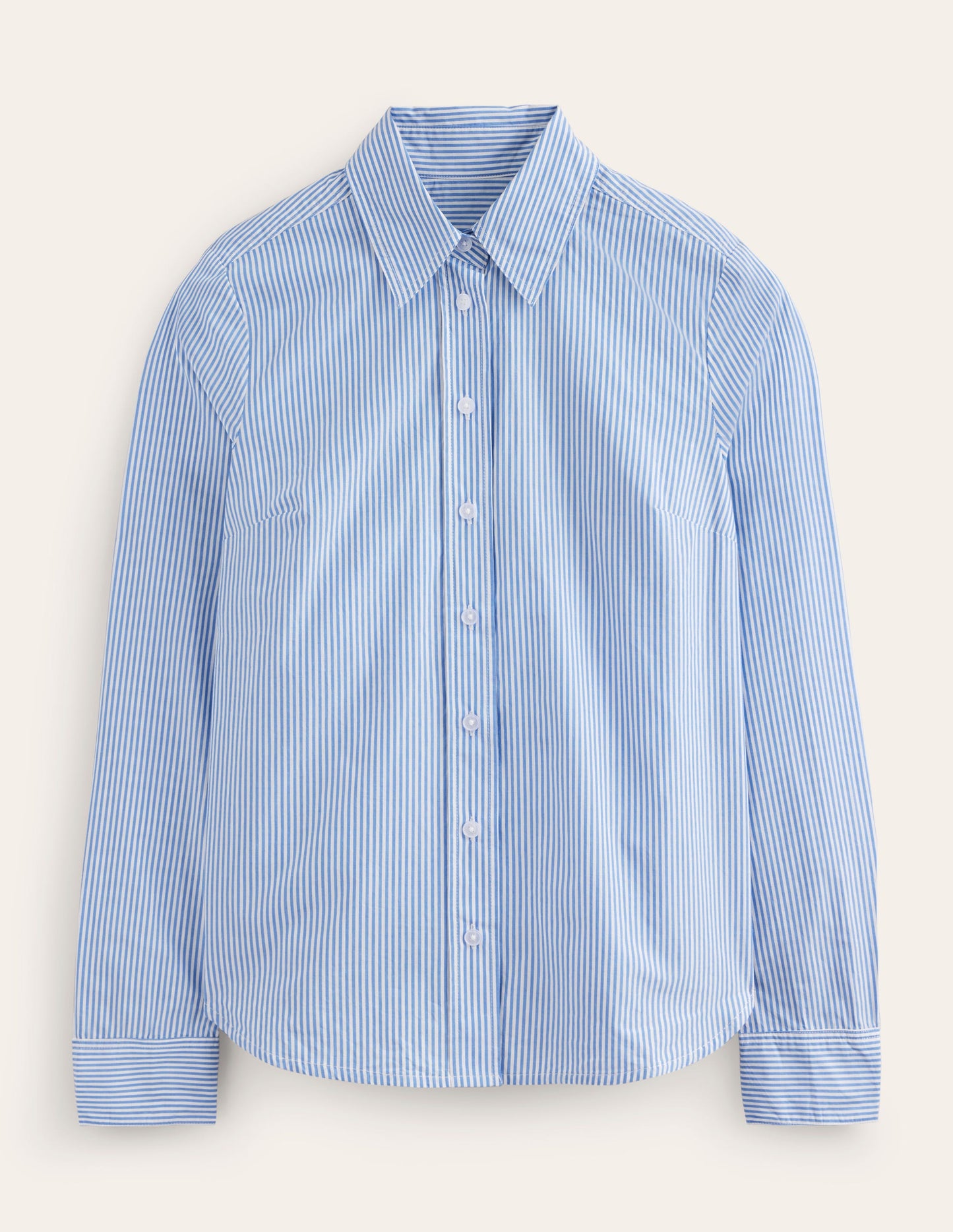 Chemise Sienna en coton-Bleu à Fines Rayures