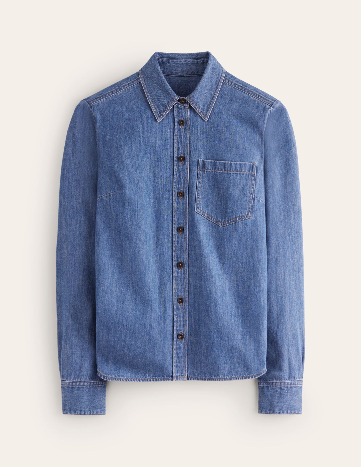 Chemise en jean-Vintage moyen
