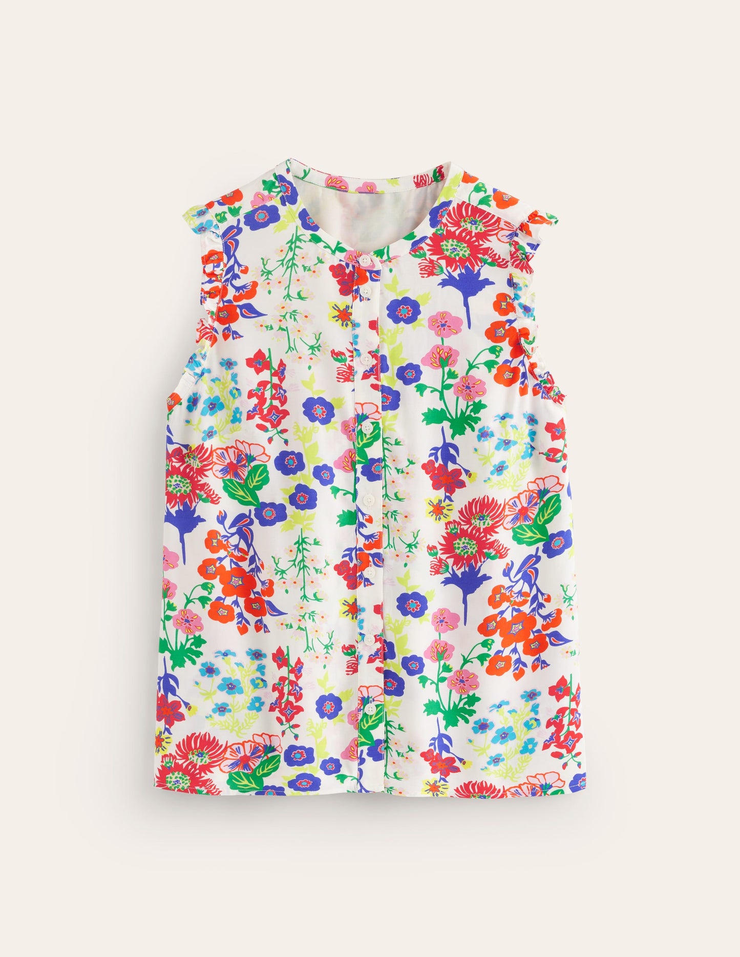 Alicia Oberteil mit Knöpfen-Bunt, Wildblumenstrauß