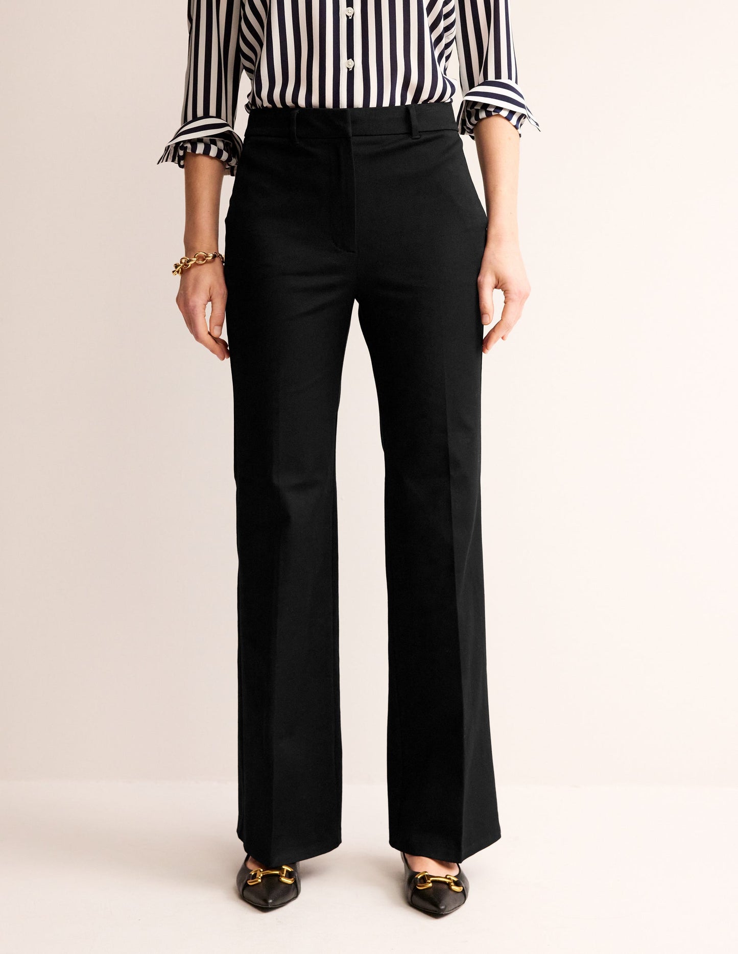 Pantalon Brompton en bi-stretch-Noir