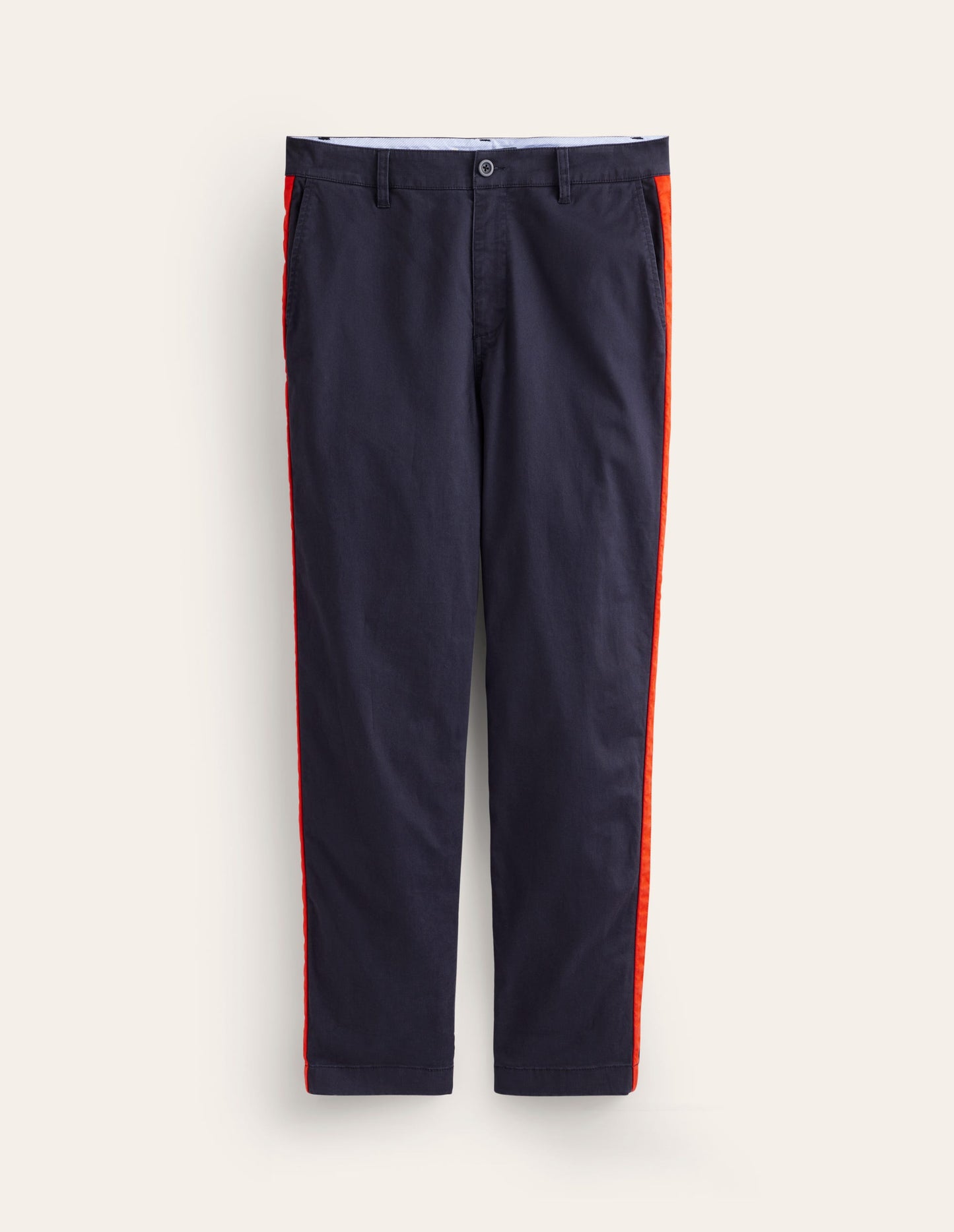 Barnsbury Chinohose-Marineblau Seitenstreifen
