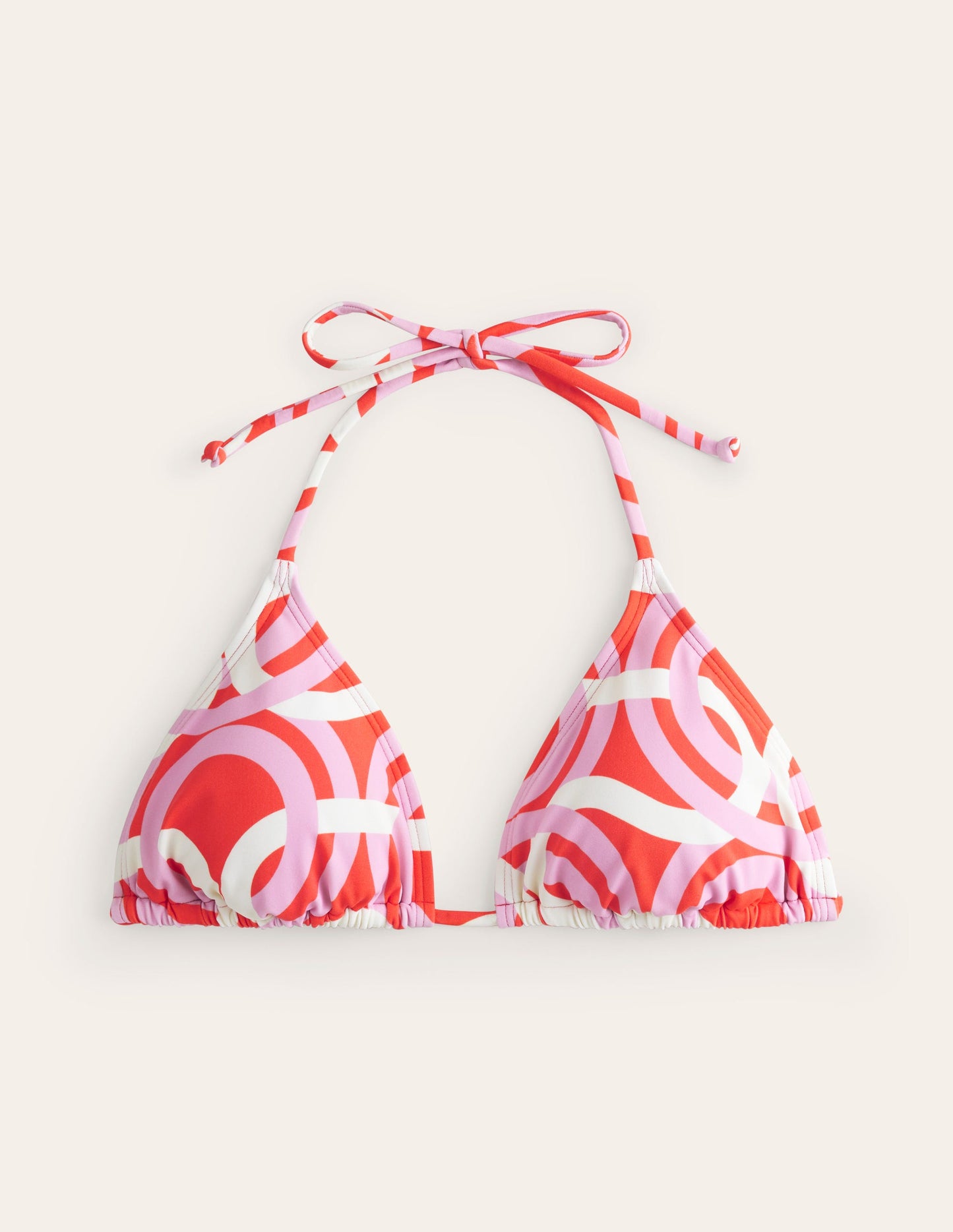 Haut de bikini Symi avec liens-Fiesta, motif Geo Whirl