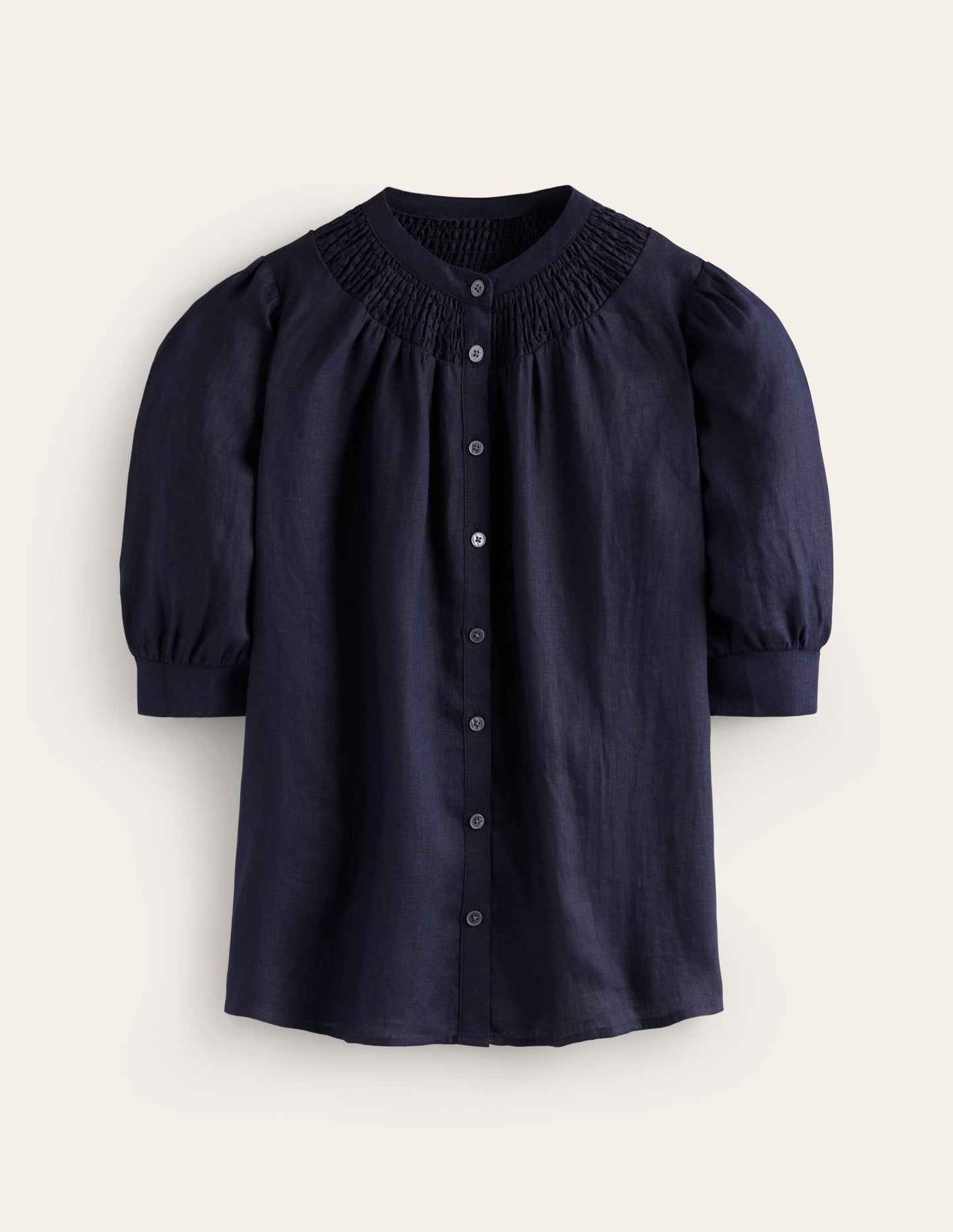 Ada Leinenoberteil-Aqua Marine Marl