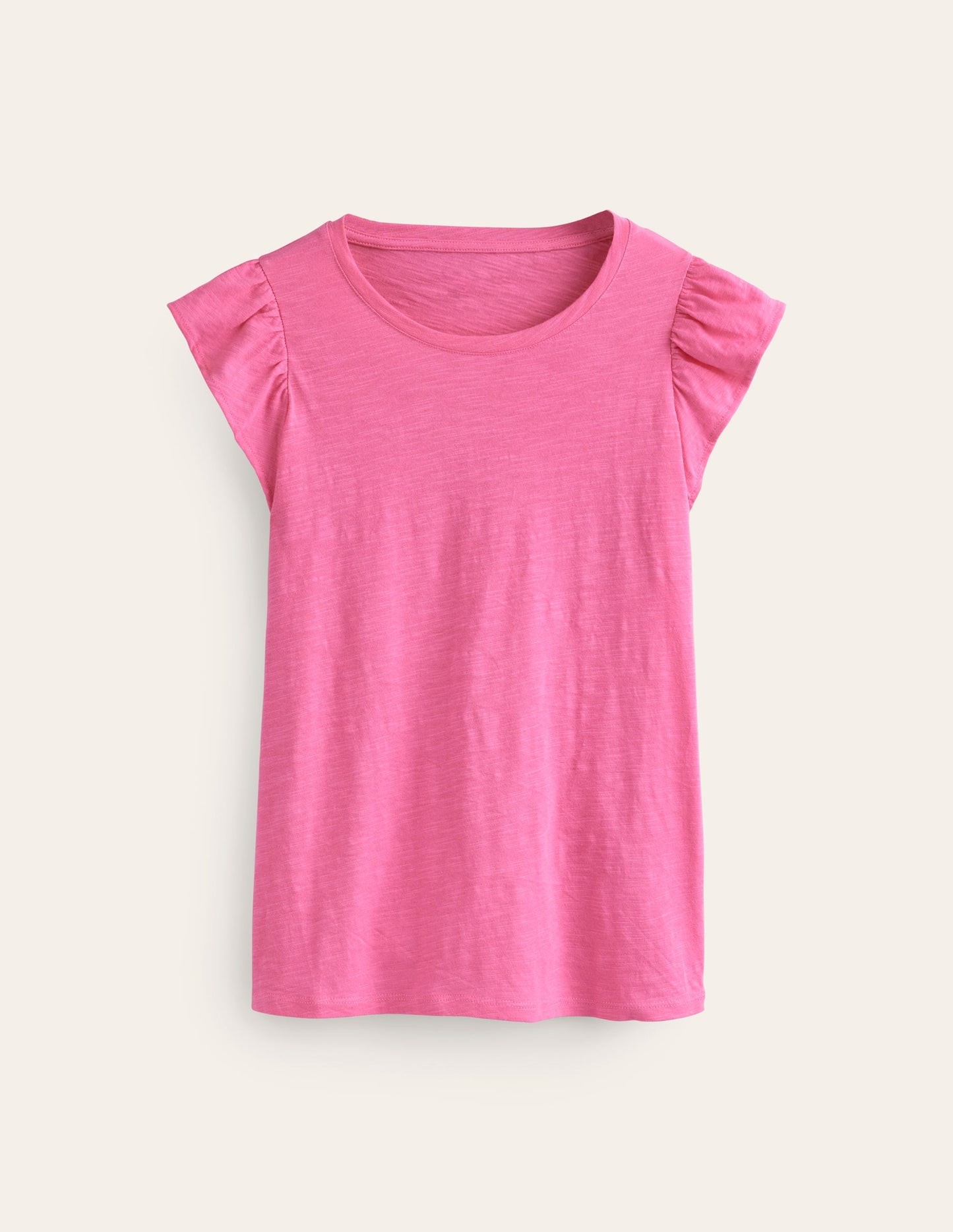 Cotton Flutter Top-Sangria Sunset