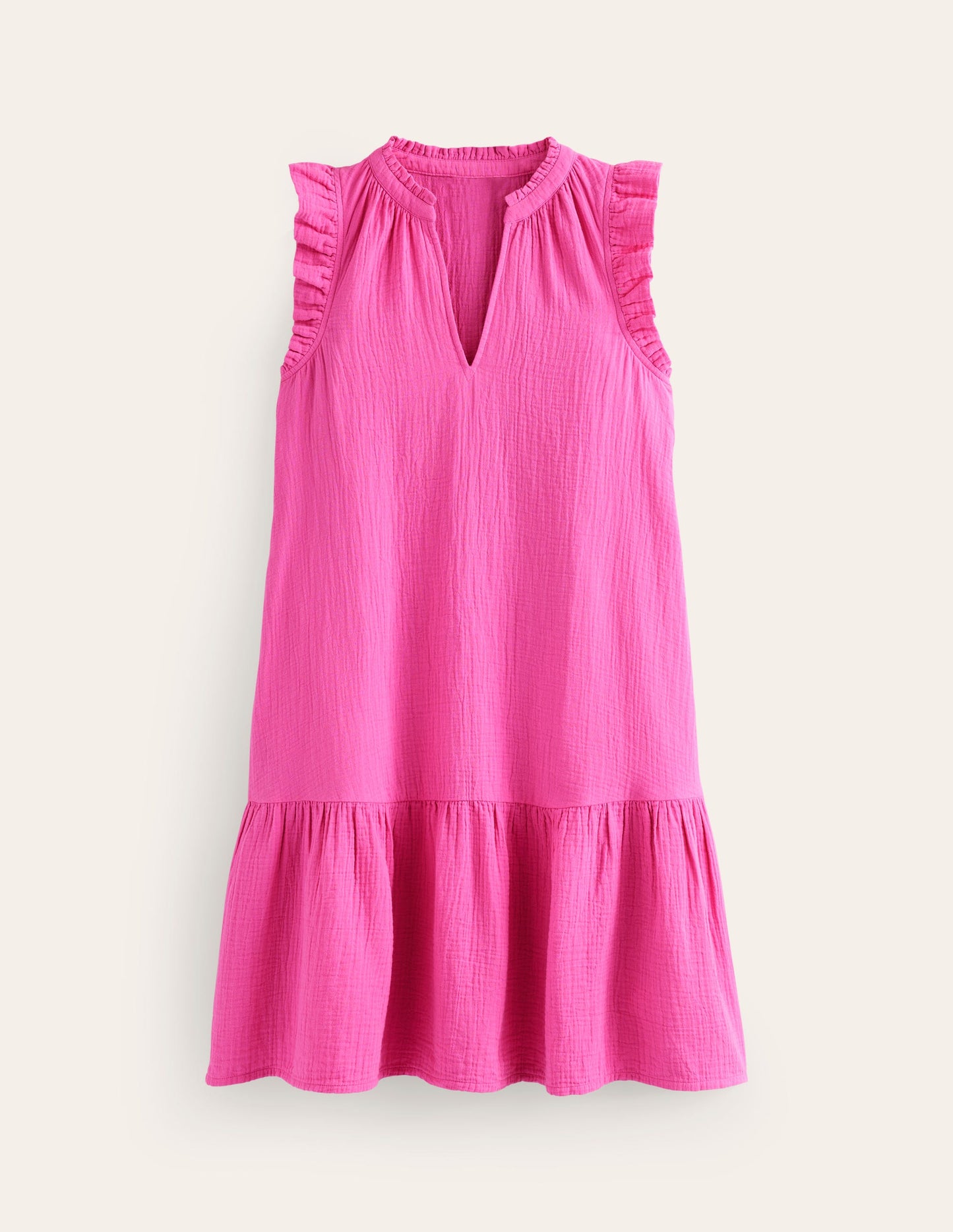 Robe courte Daisy double-étoffe-Knalliges Stiefmütterchen