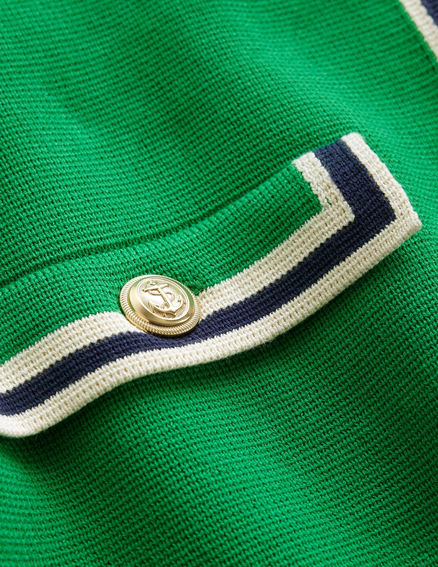Veste Holly en maille-Vert émeraude profond