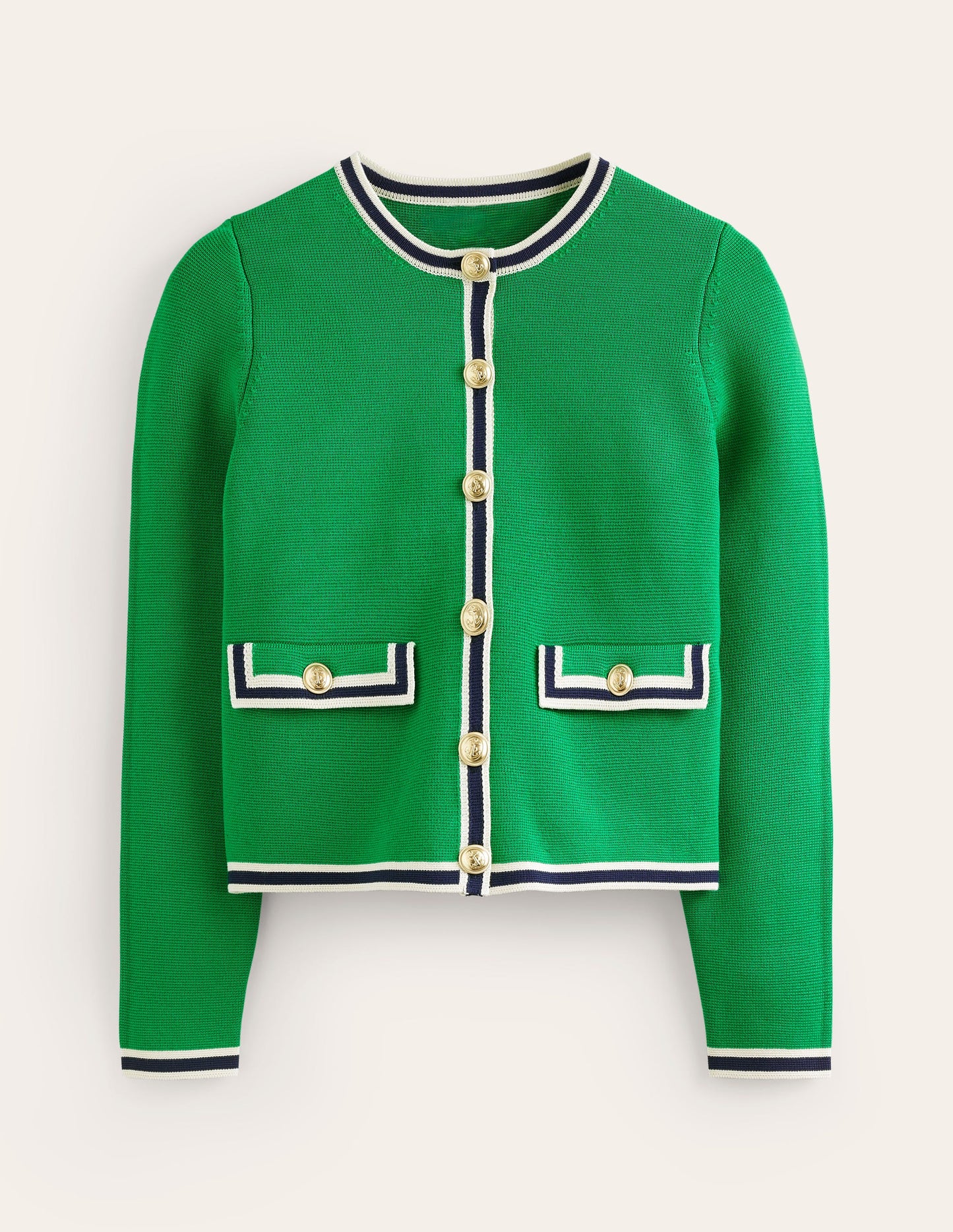 Veste Holly en maille-Vert émeraude profond