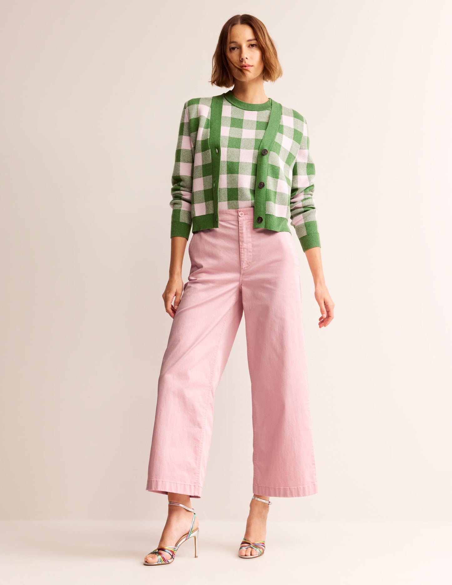 PANTALON CHINO LARGE BARNSBURY-Blush