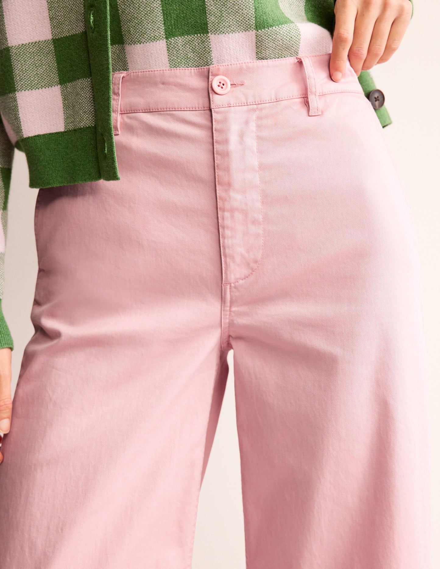 PANTALON CHINO LARGE BARNSBURY-Blush