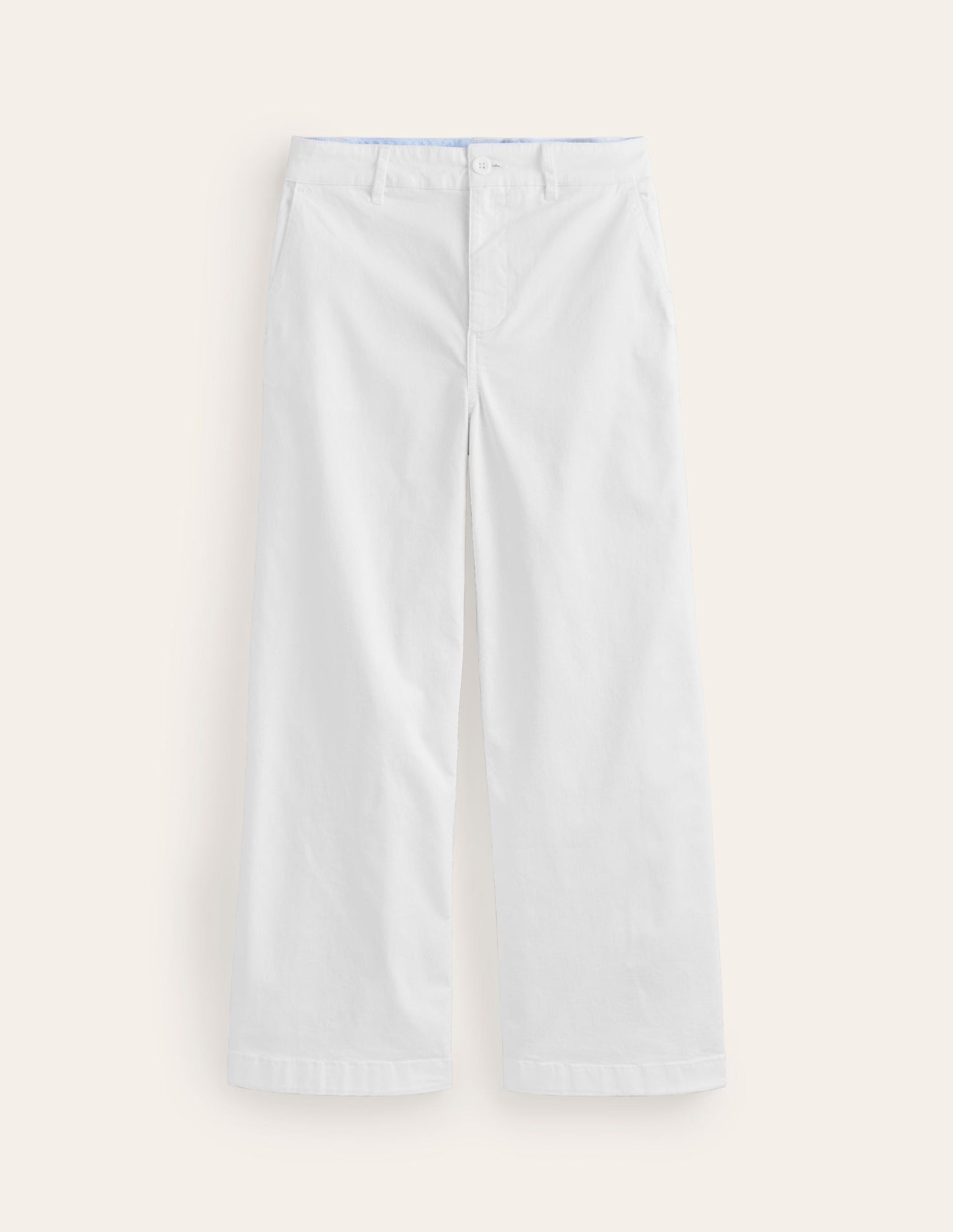 BARNSBURY CHINOHOSE MIT WEITEM BEIN-Weiß