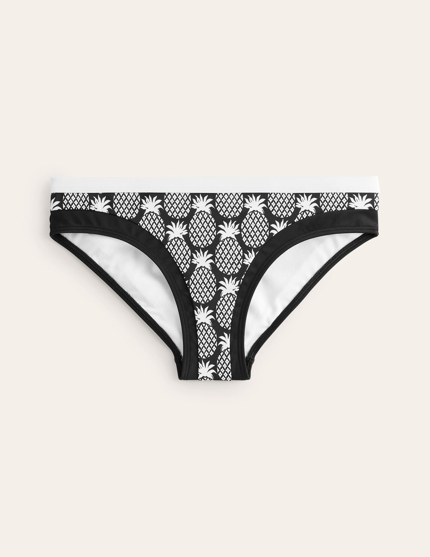 Santorini Bikinihose-Black/Pewter Embelishment