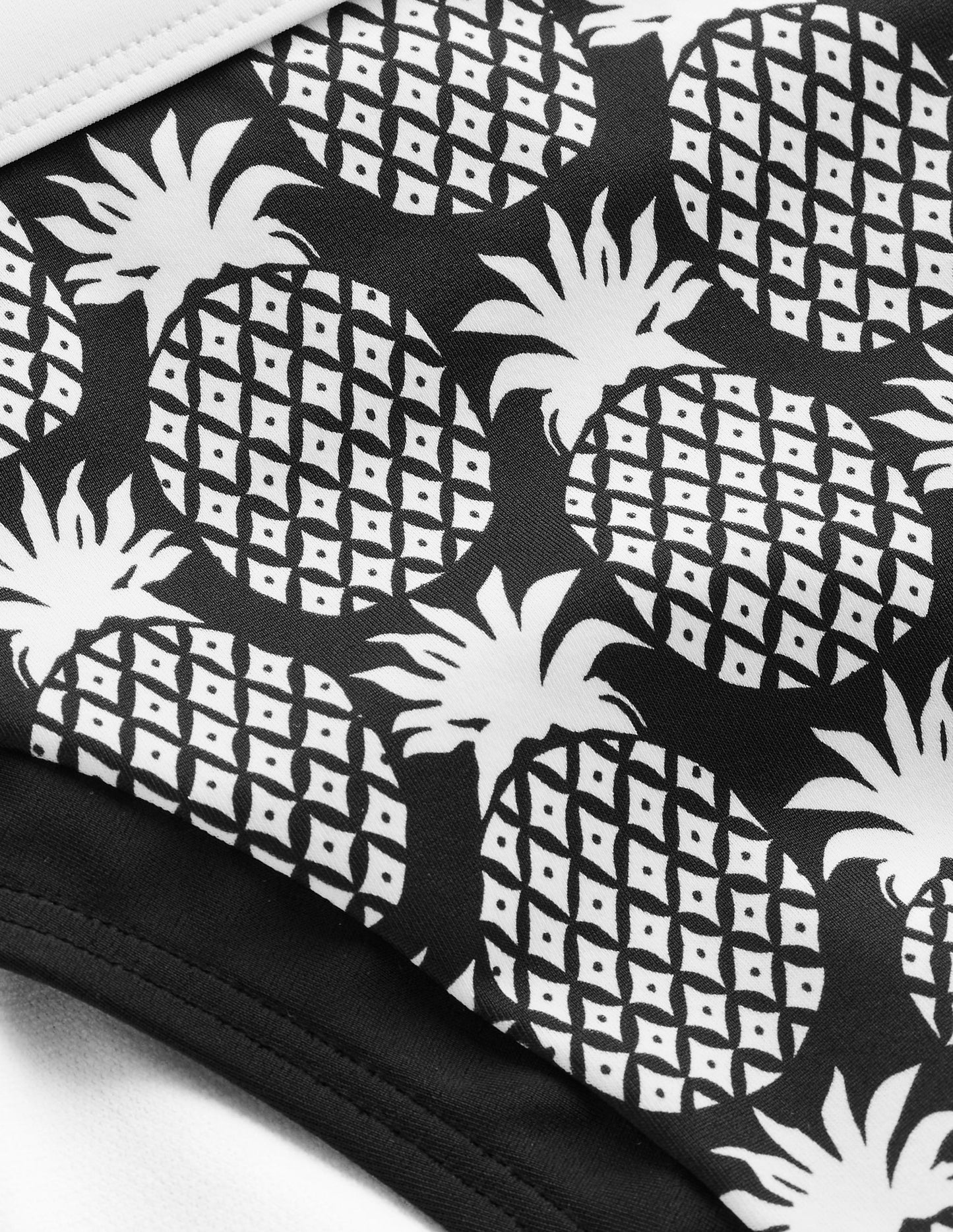 Santorini Bikinihose-Black/Pewter Embelishment