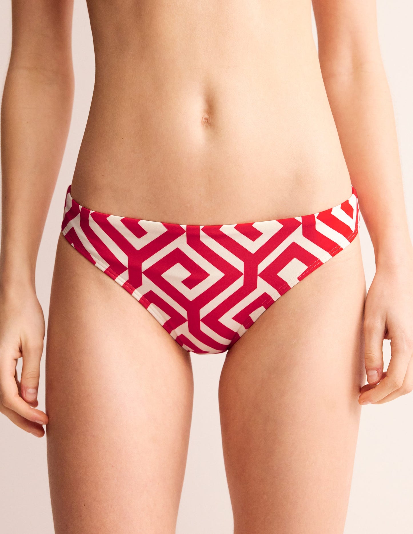 Klassische Bikinihose-Flammenrot, Labyrinth