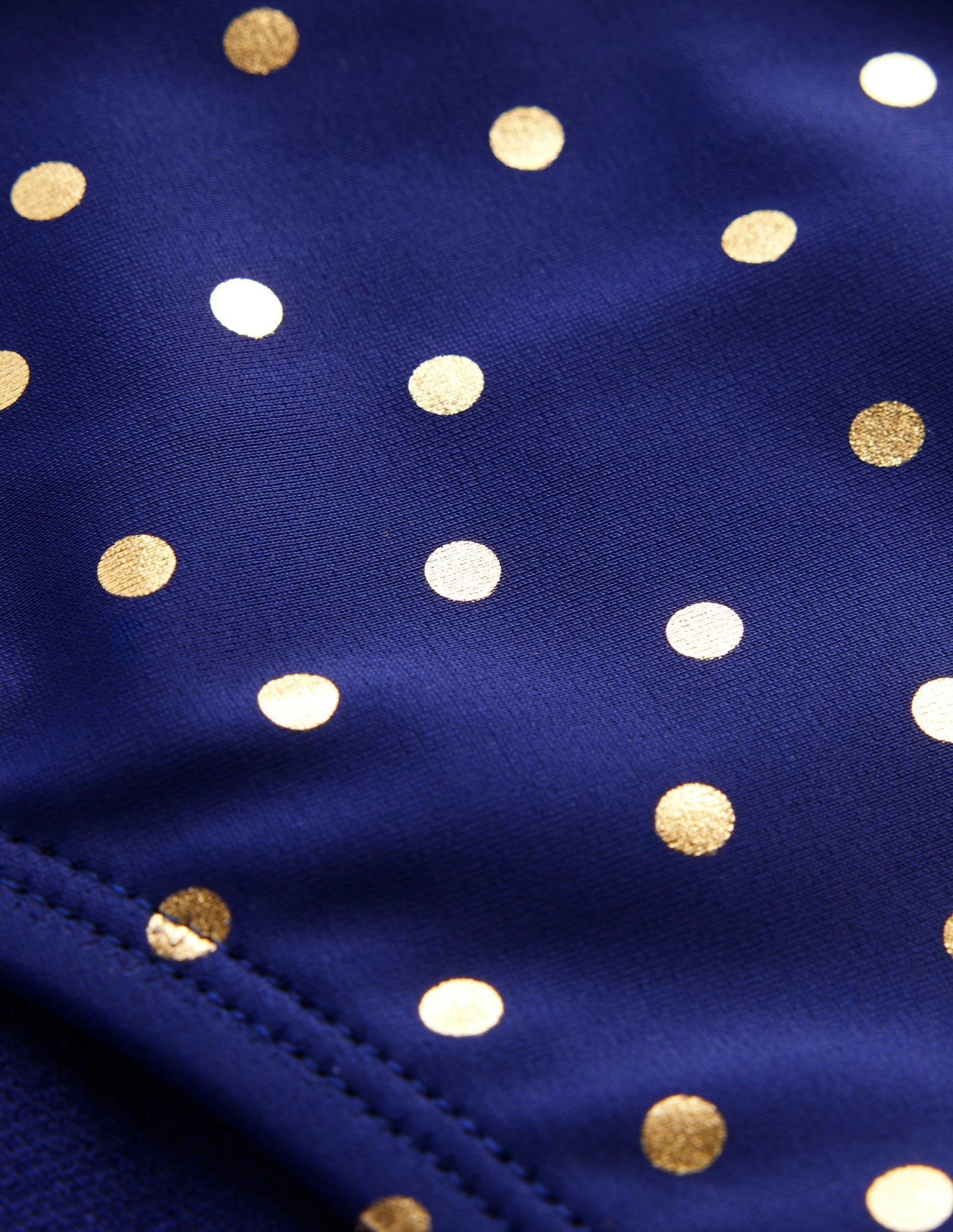 Klassische Bikinihose-Marineblau Folien-Punkte