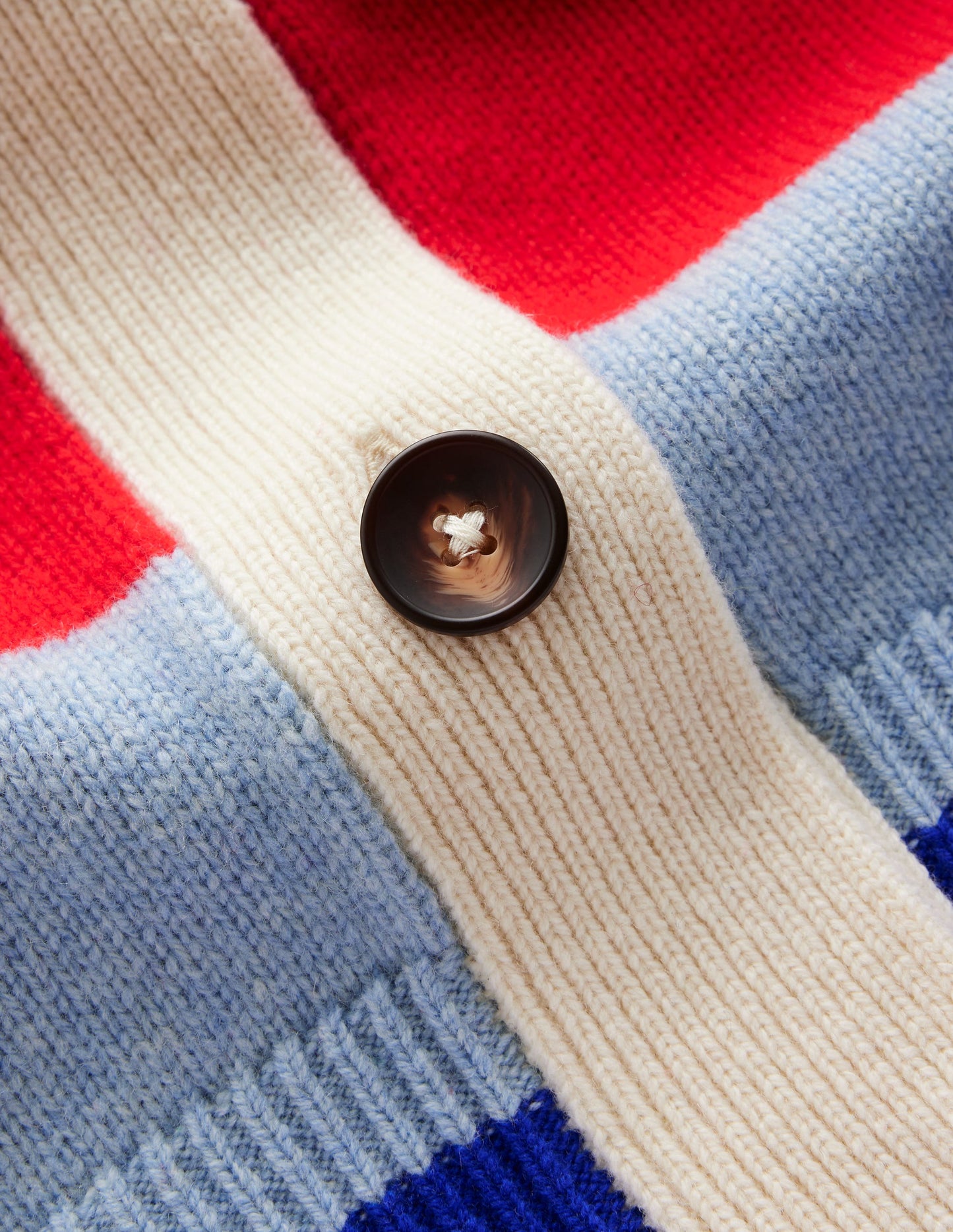 Olivia Merino-Strickjacke-Bunt, Regenbogen