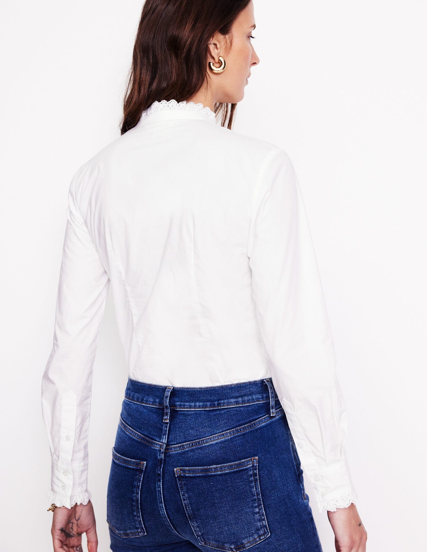 Chemise Phoebe-Broderie Anglaise Ivoire