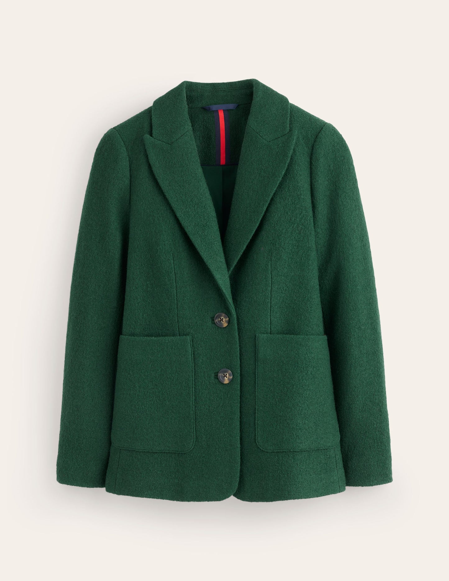 Texturierter Marylebone Blazer-Dunkelgrün