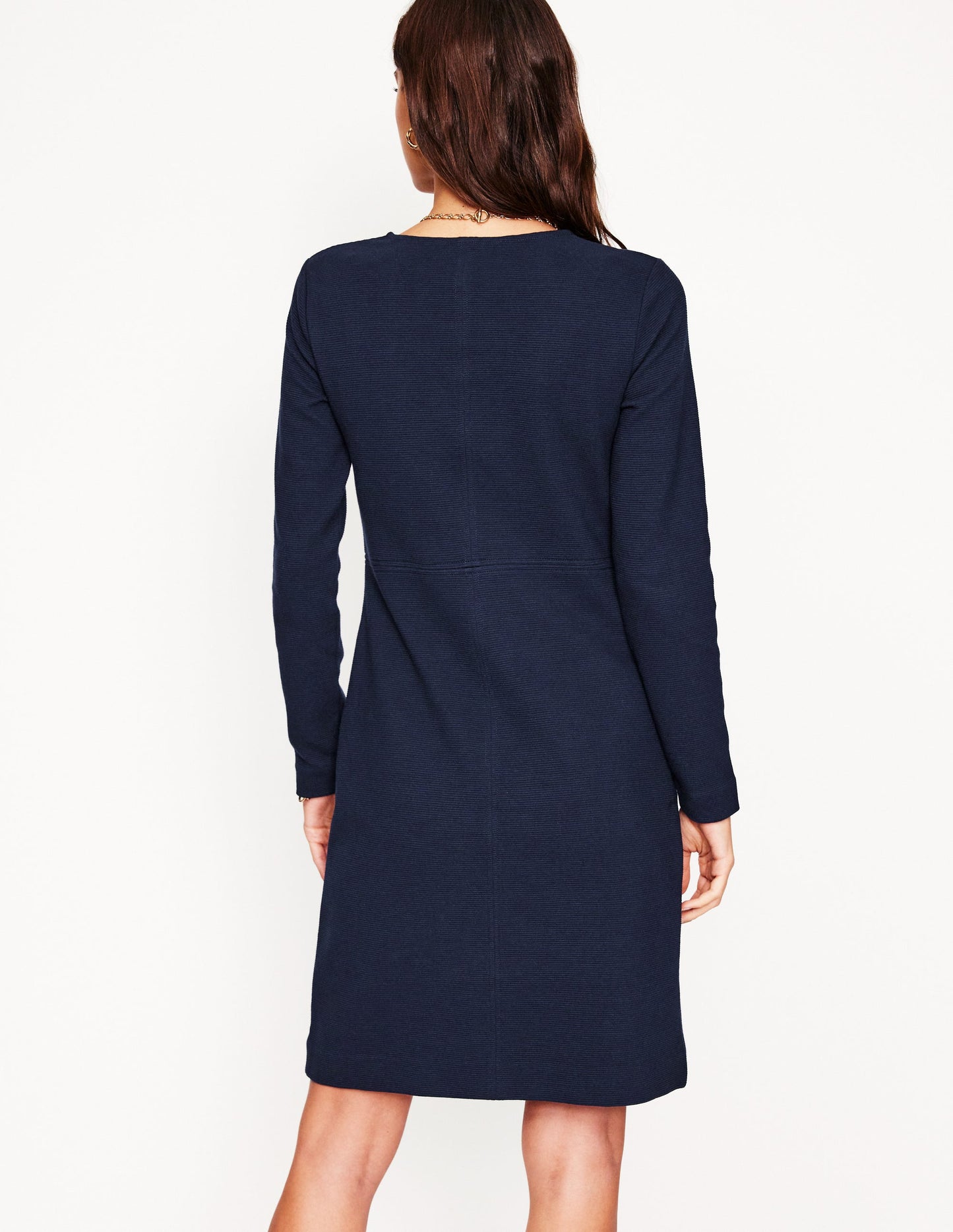 Robe Cornelia en ottoman-Bleu Marine